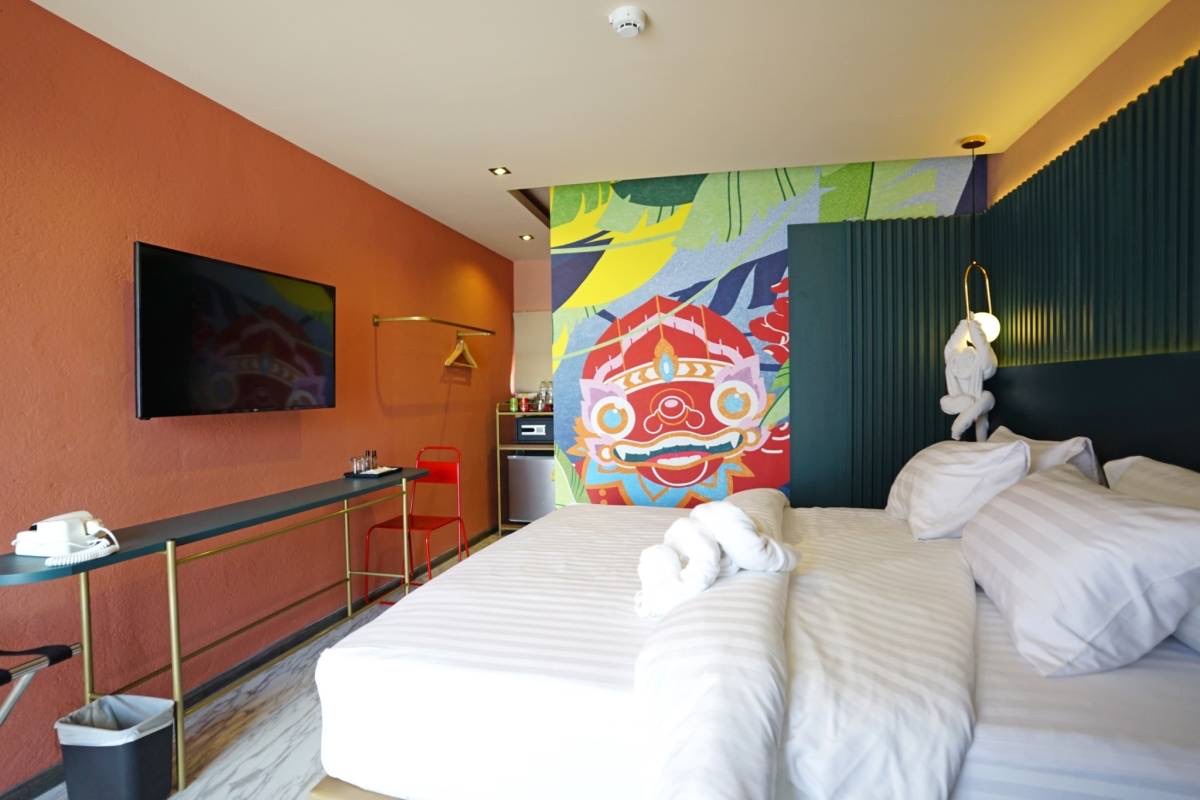 غرفة ديلوكس بسرير كينج، 4 Monkeys Hotel Bangkok 2/3