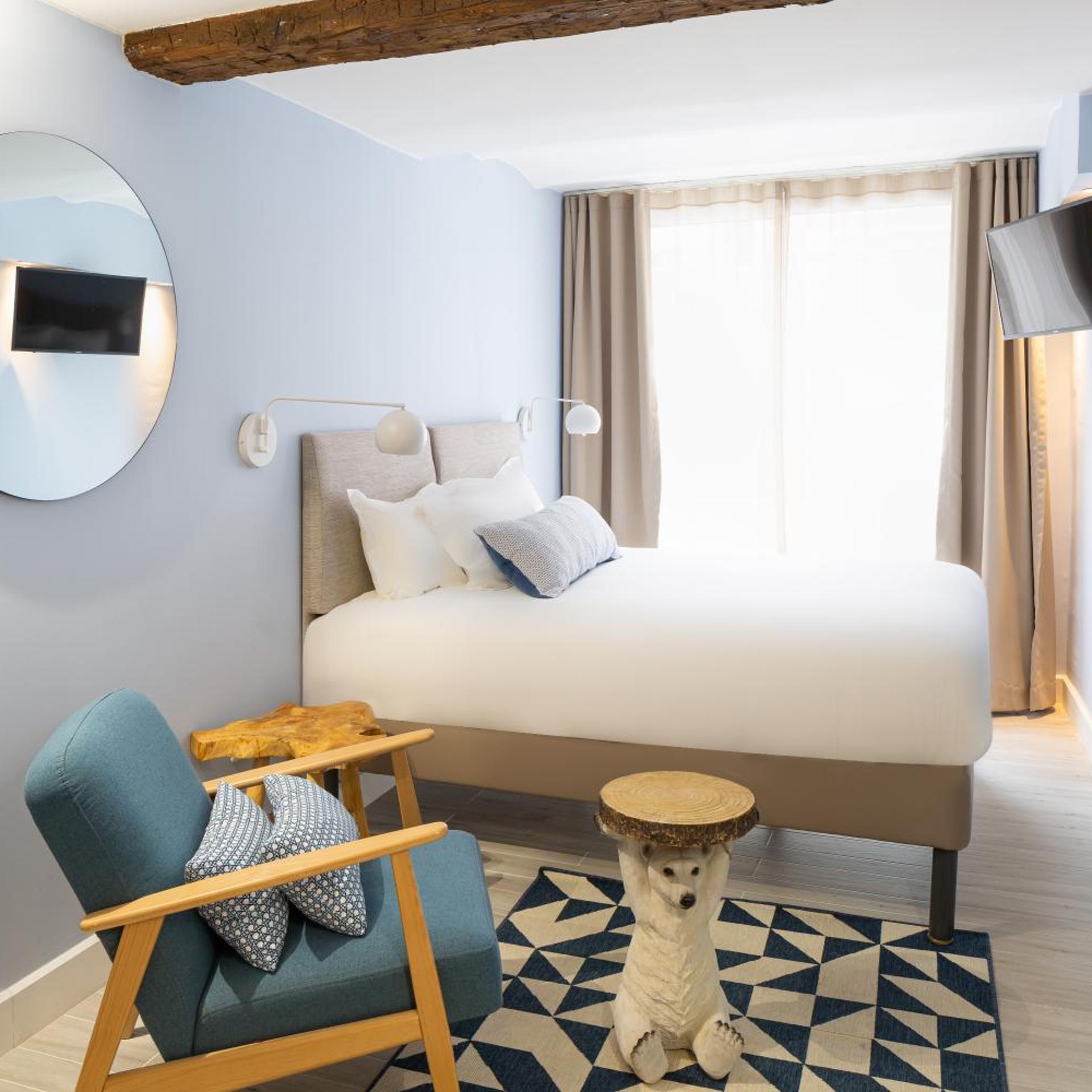 غرفة ديلوكس بسرير مزدوج بشرفة، Maison Montgrand Marseille Vieux Port 3/6