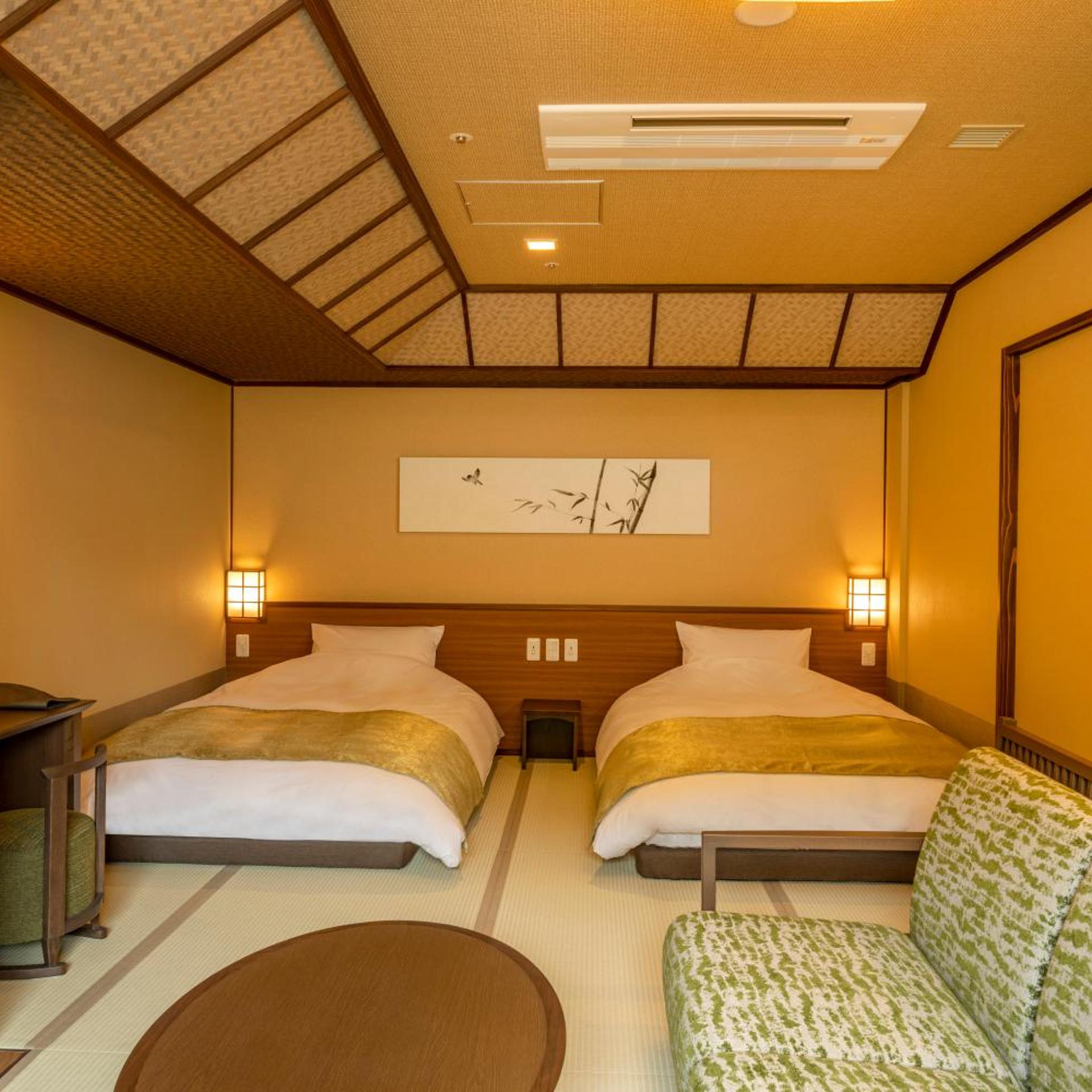 Standard, Twin Beds, Hot Spring Bath