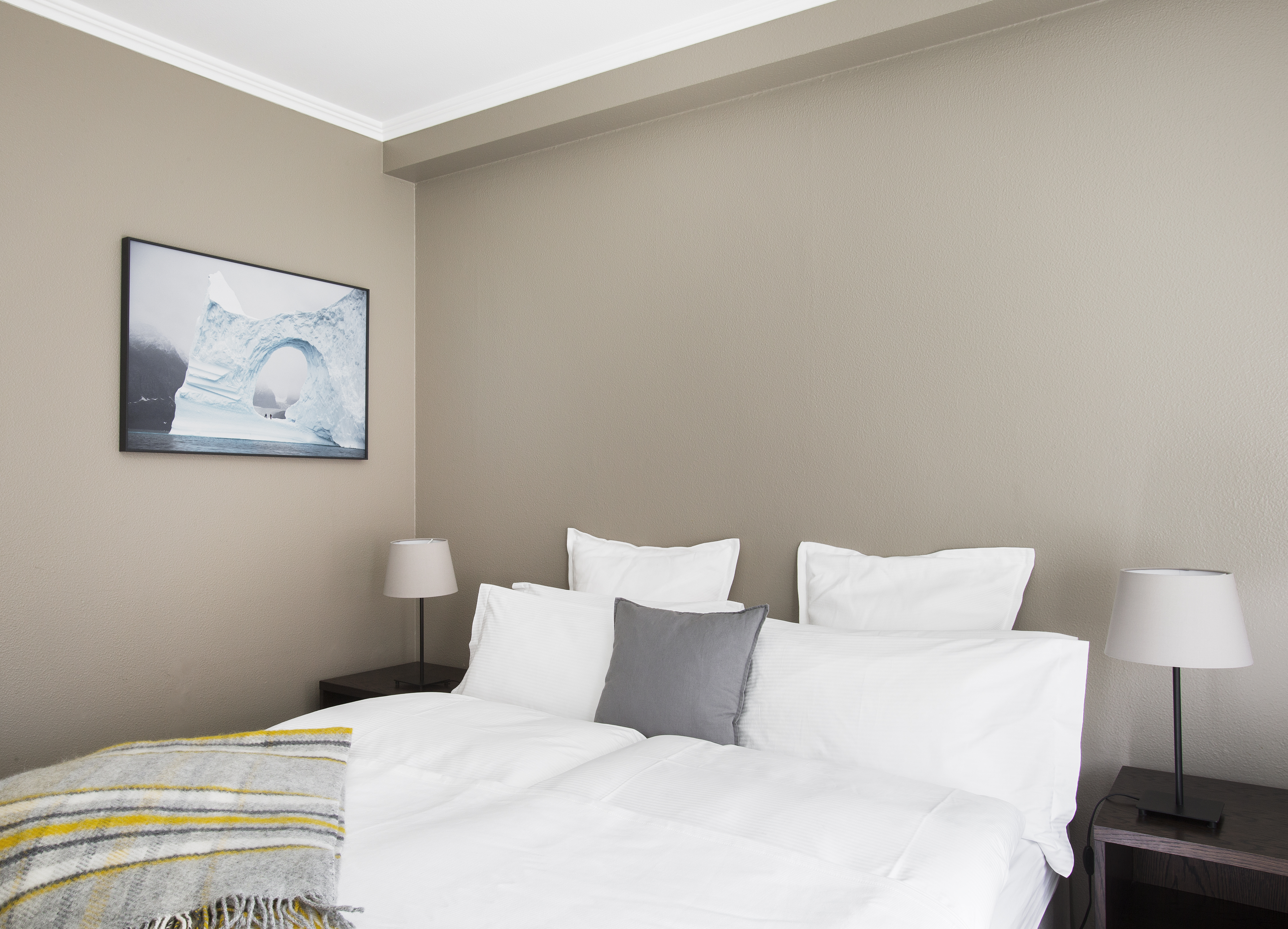 غرفة ديلوكس بسرير مزدوج أو سريرين منفصلين، Hotel Odinsve 4/8