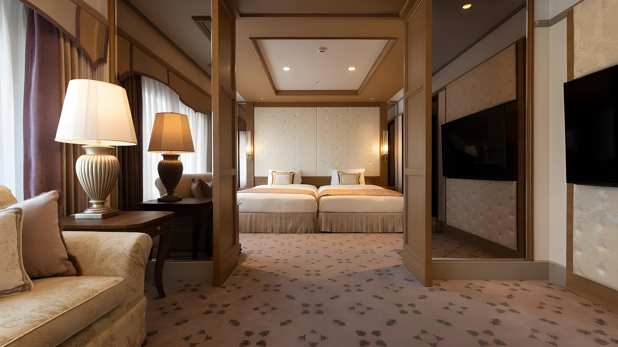 Hollywood, Suite, Twin Beds, City View, High Floor