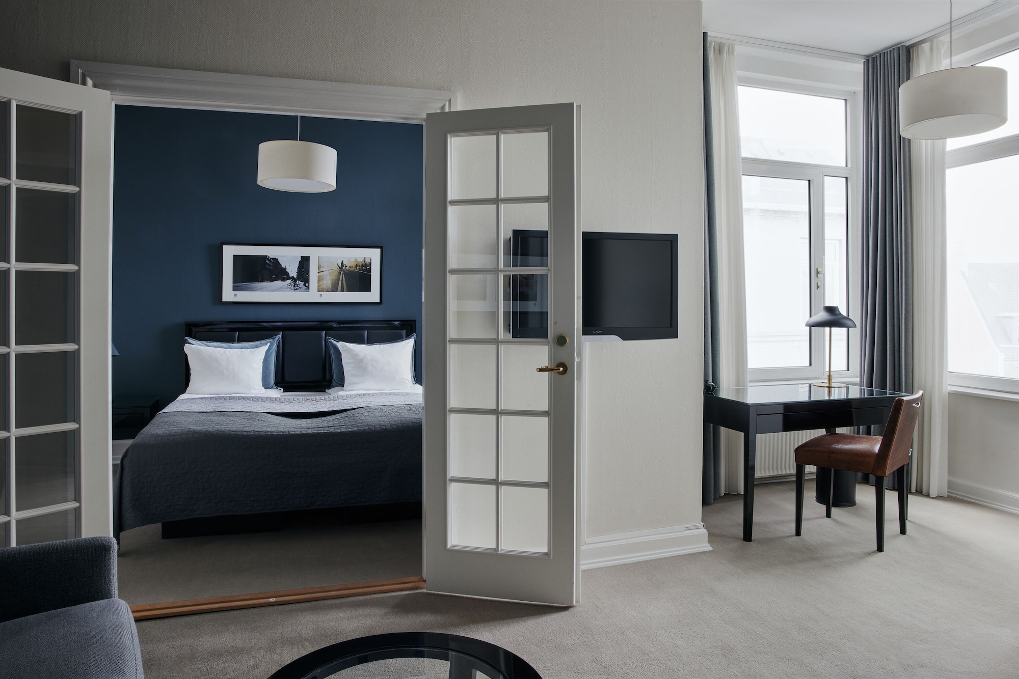 جناح بريميوم بسرير كوين بشرفة، Hotel Hans 3/10