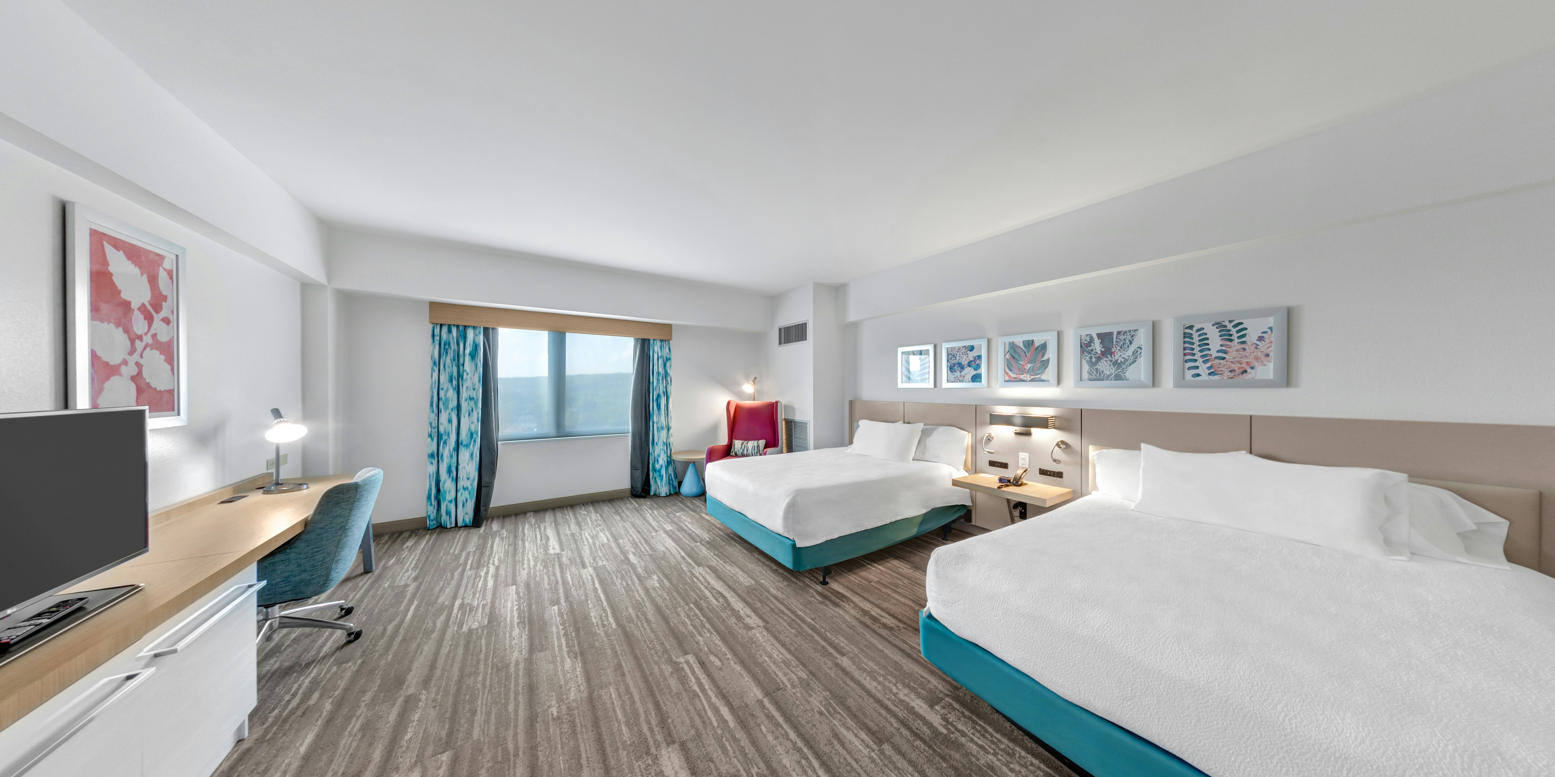 غرفة بسريرين كوين لذوي الإعاقة، Hilton Garden Inn Ithaca 4/10