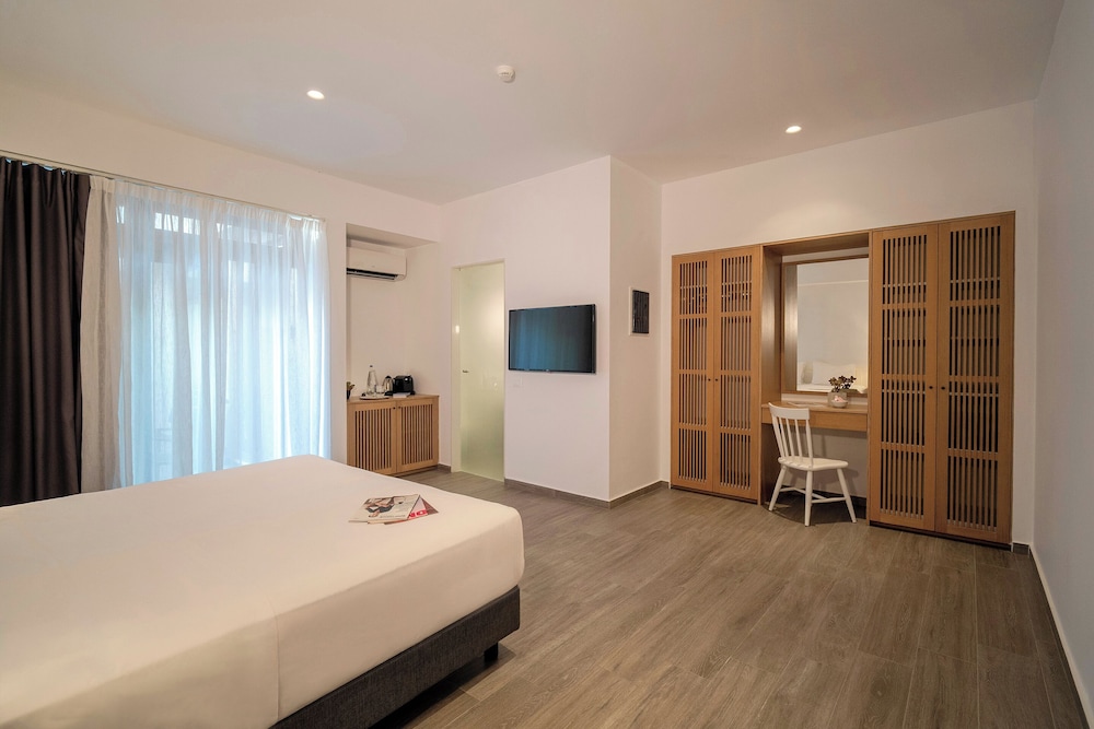 غرفة أساسية بسريرين منفصلين مع أريكة، Villaggio Boutique Hotel Hersonissos - Adults Only 4/10