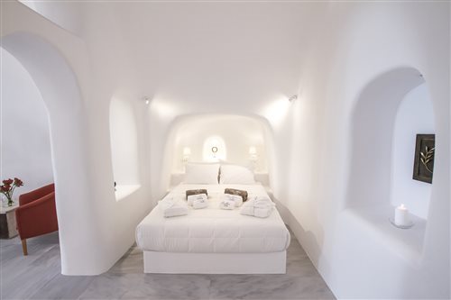 Cave, Suite, Caldera and Sea View, Outdoor Jetted Tub
