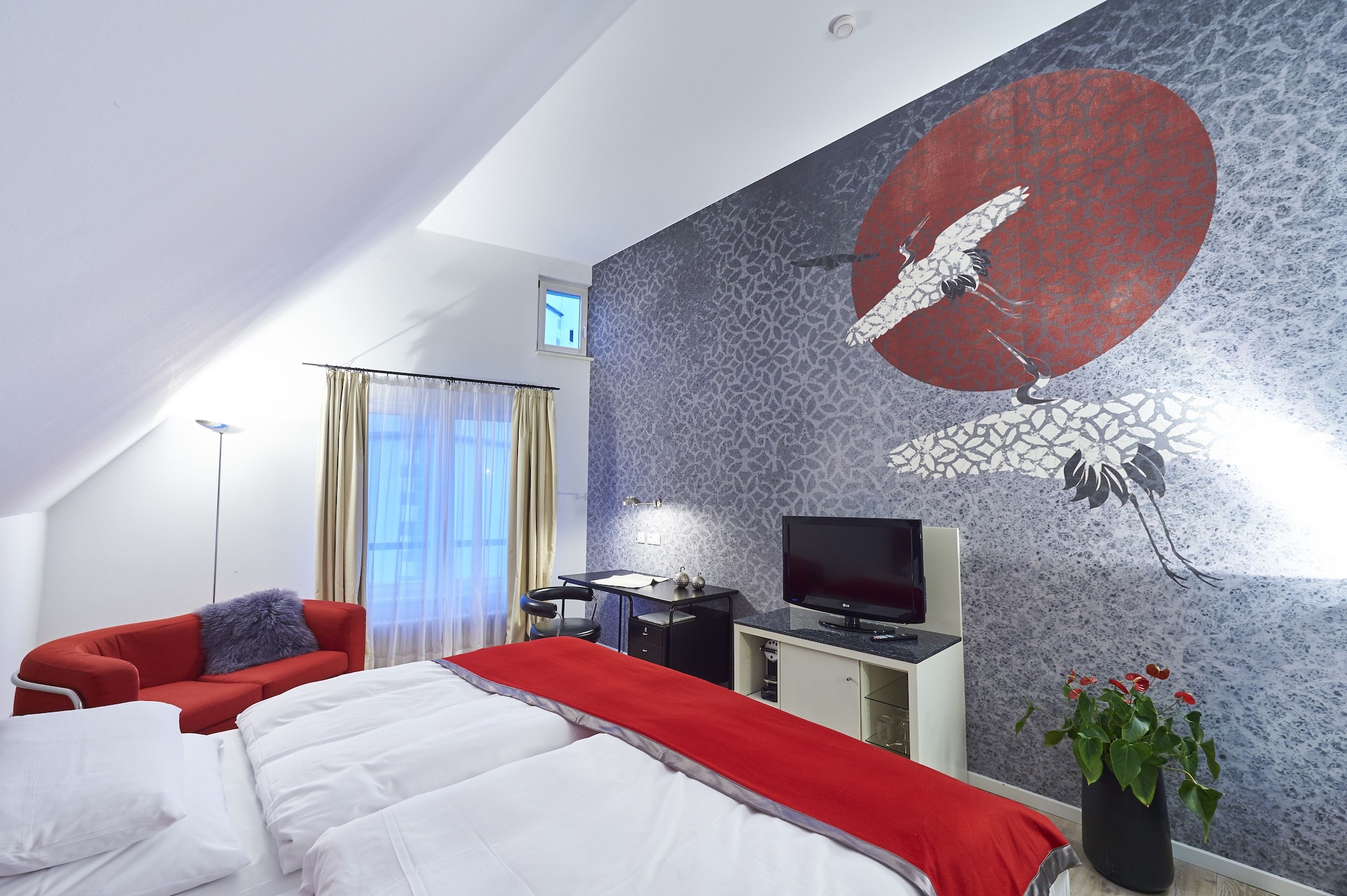 غرفة كبيرة بسرير مزدوج، Hotel Schwanen Metzingen 6/10