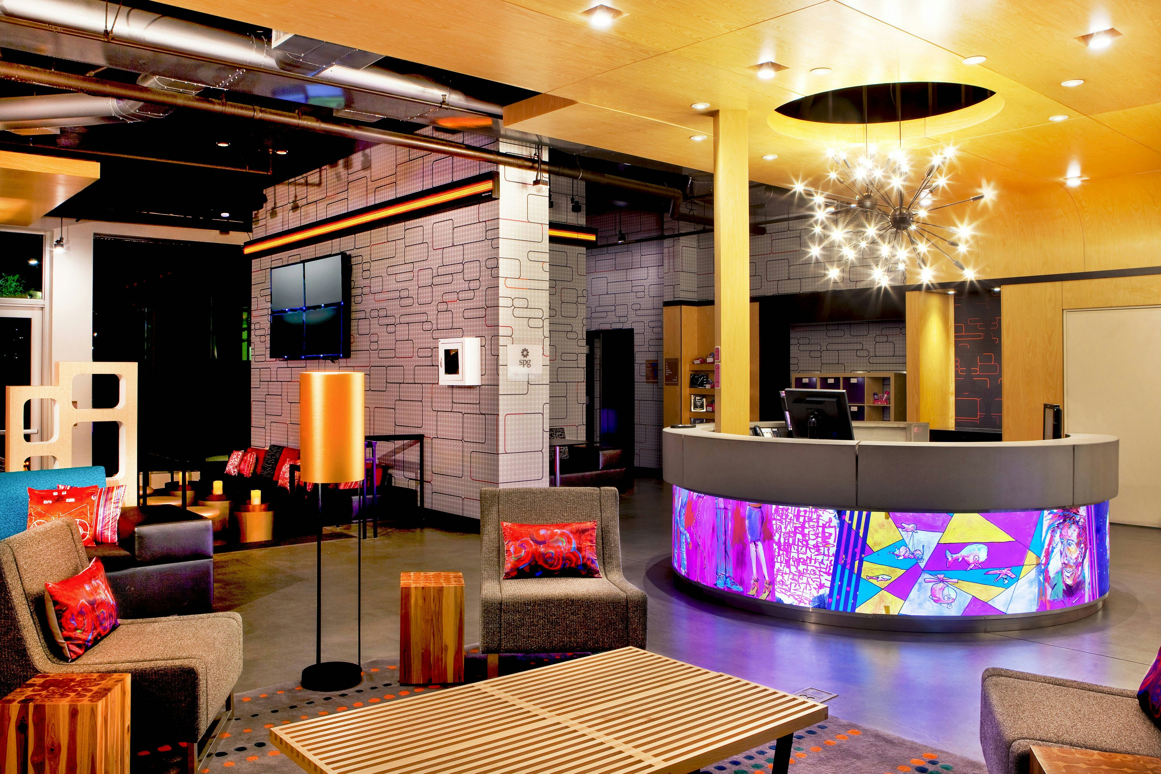 Lobby at ALOFT ONTARIO RANCHO CUCAMONGA, RANCHO CUCAMONGA - CA
