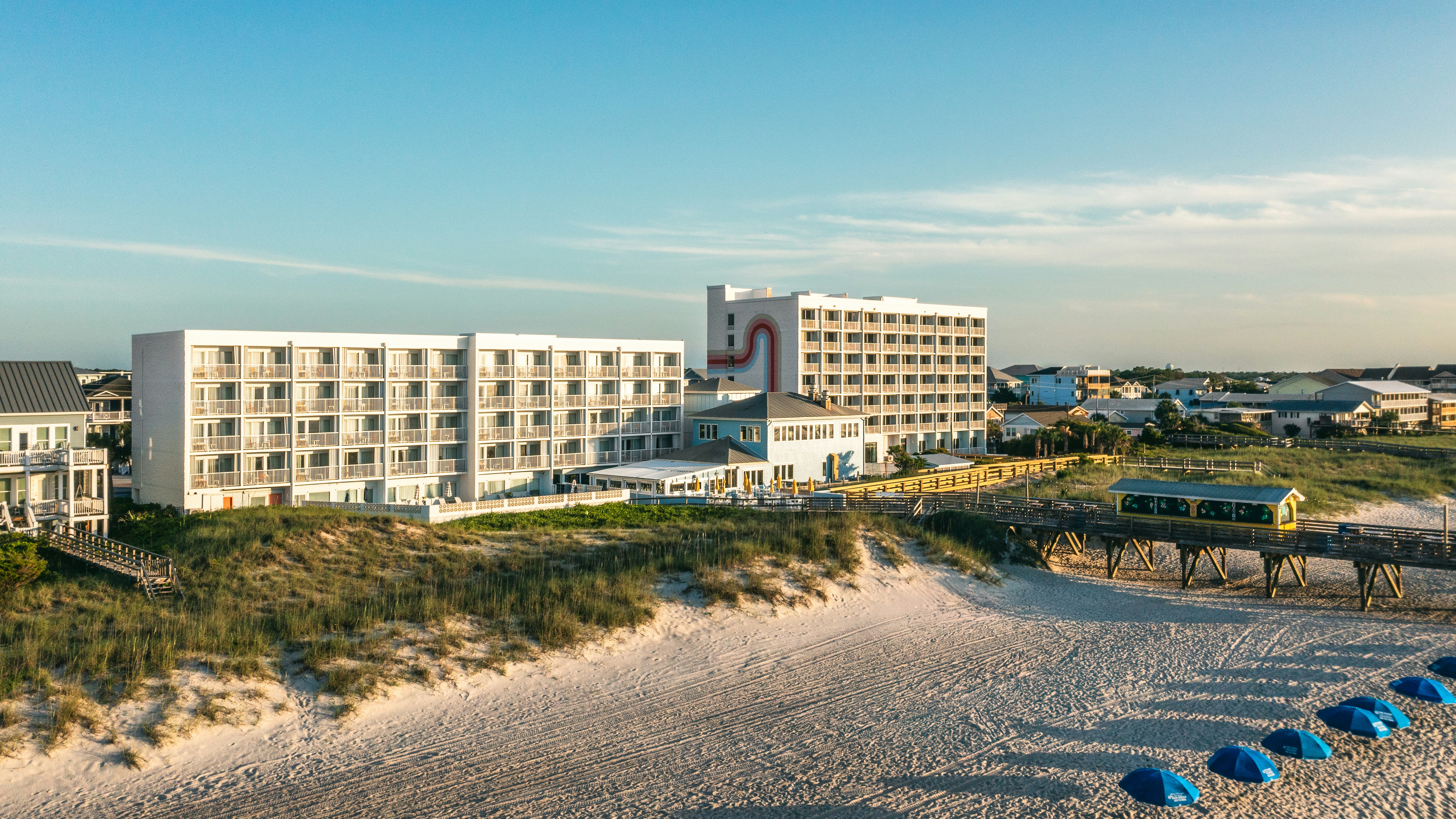 Golden Sands Carolina Beach Oceanfront Tapestry by Hilton in CAROLINA BEACH - NC