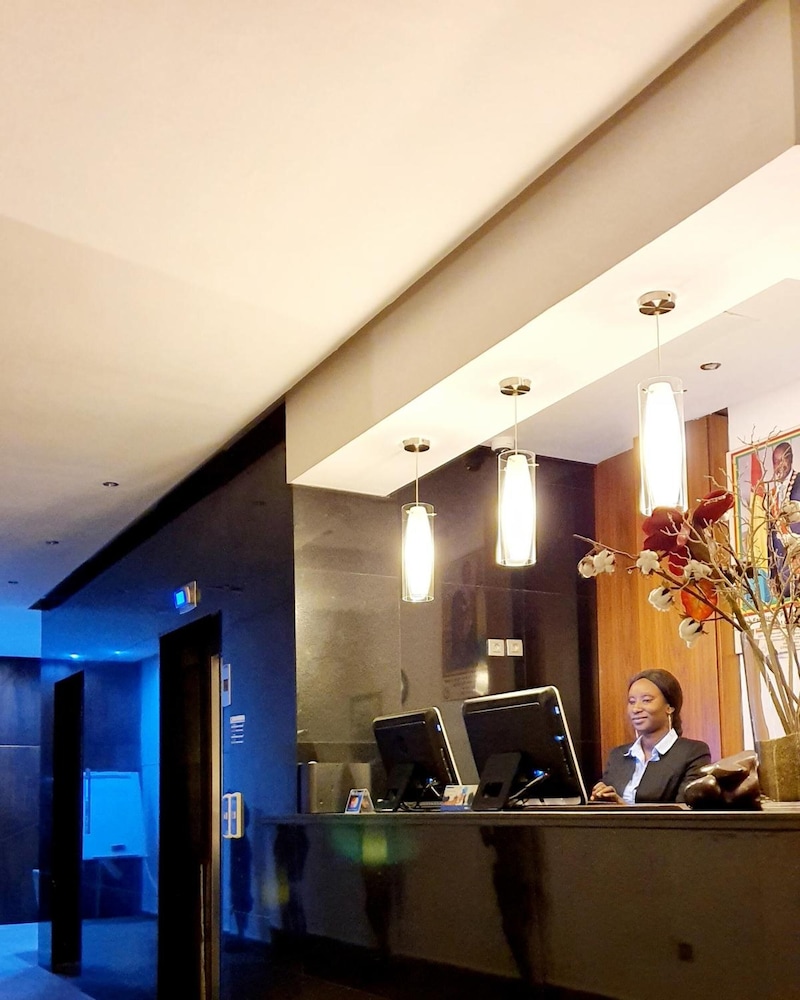 Lobby at Grand Hotel Central, CONAKRY