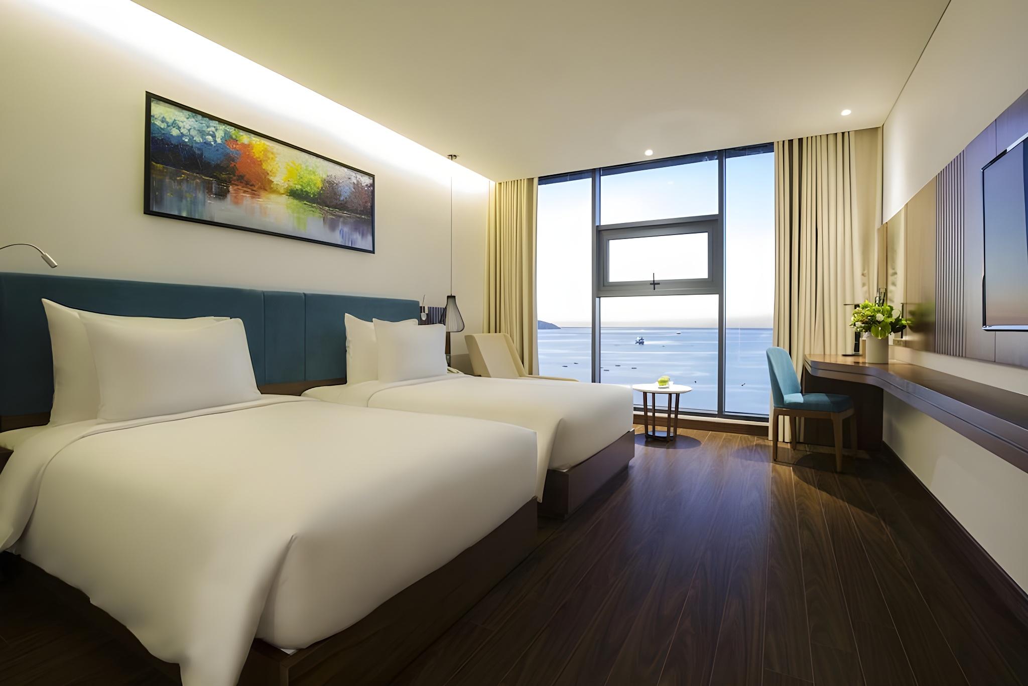 Premier, 2 Double Beds, Beach Front
