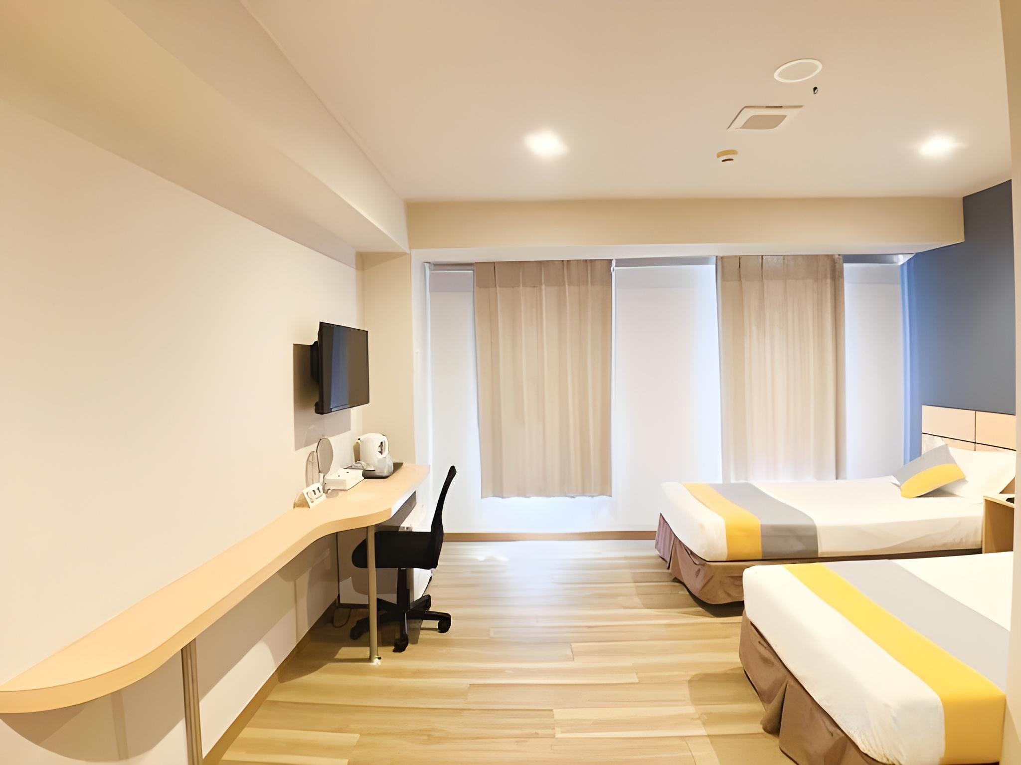 Semi Room, Standard, 1 Double and 1 Single Bed