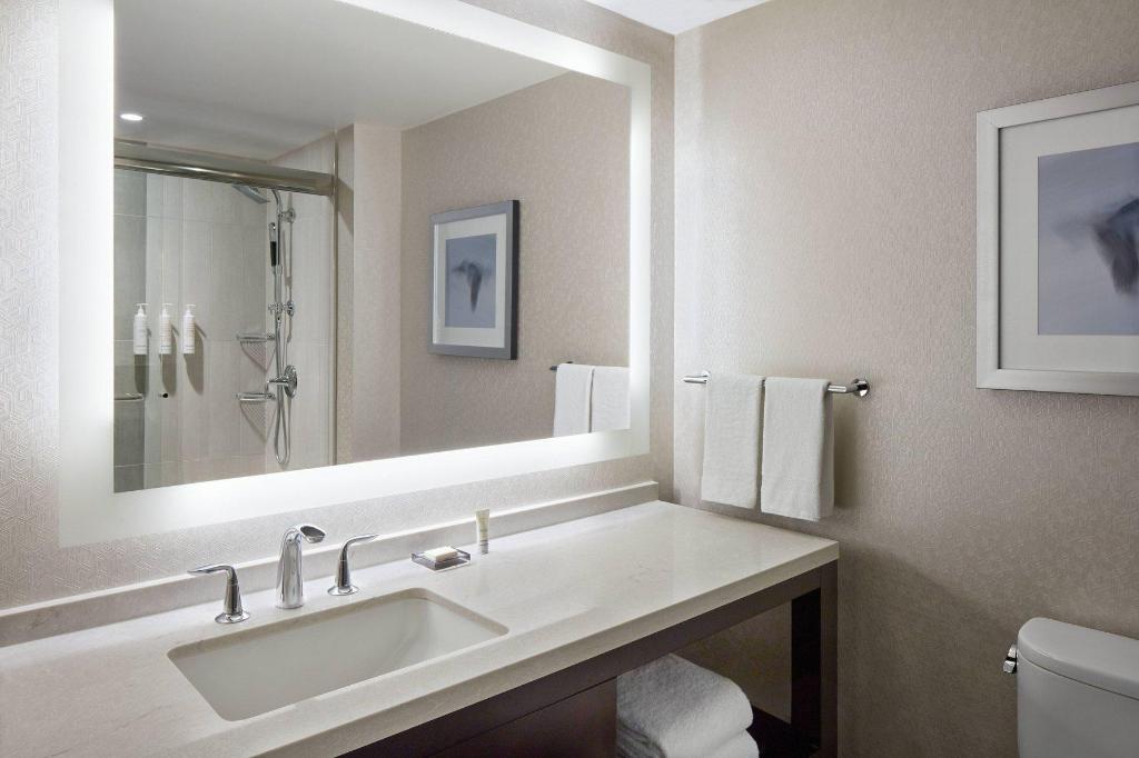 جناح كبير بسرير كينج بغرفة نوم واحدة مع أريكة، Marriott Eaton Centre Toronto 2/2