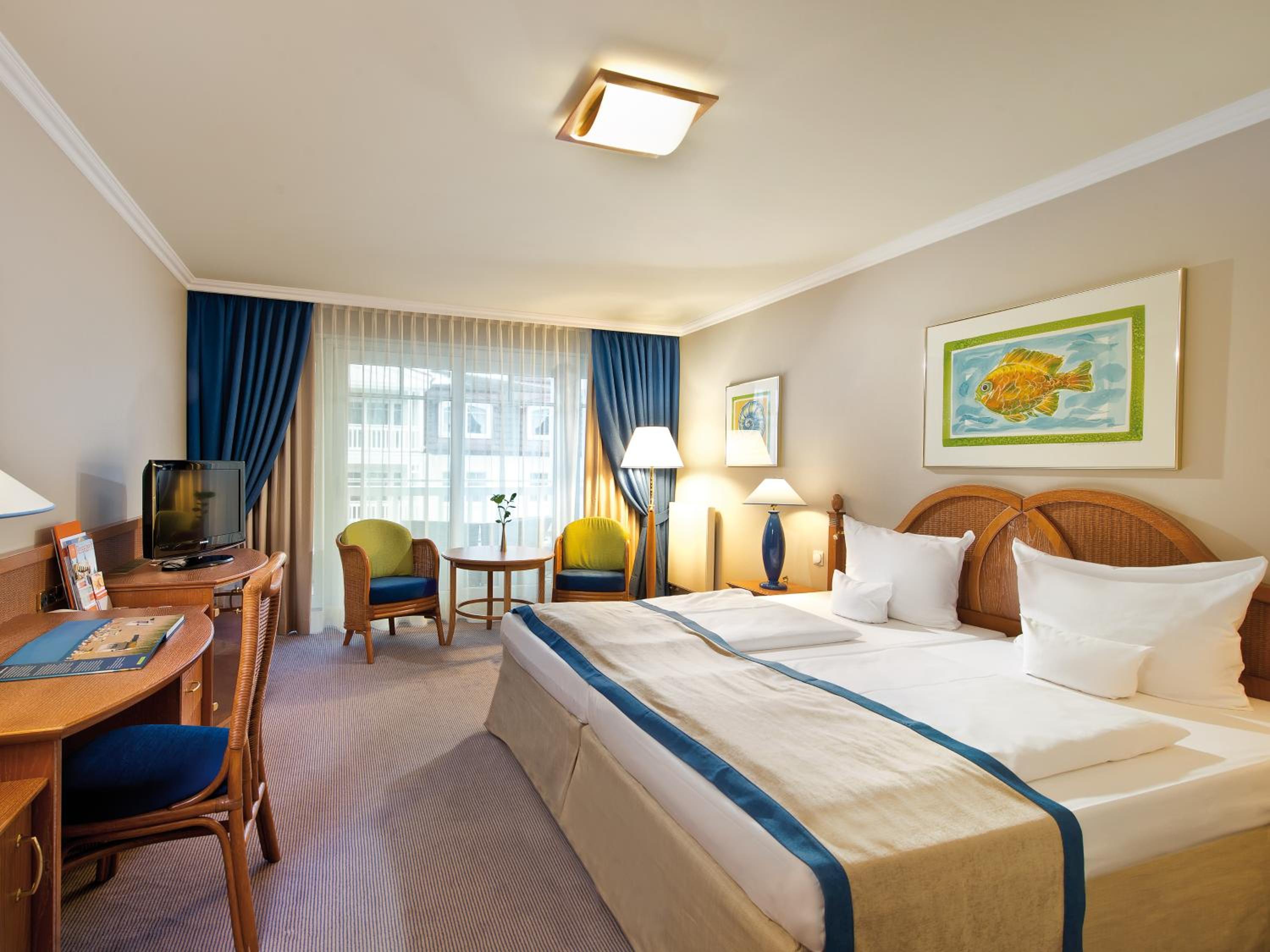 Room, Double Bed, Land Side, Balcony
