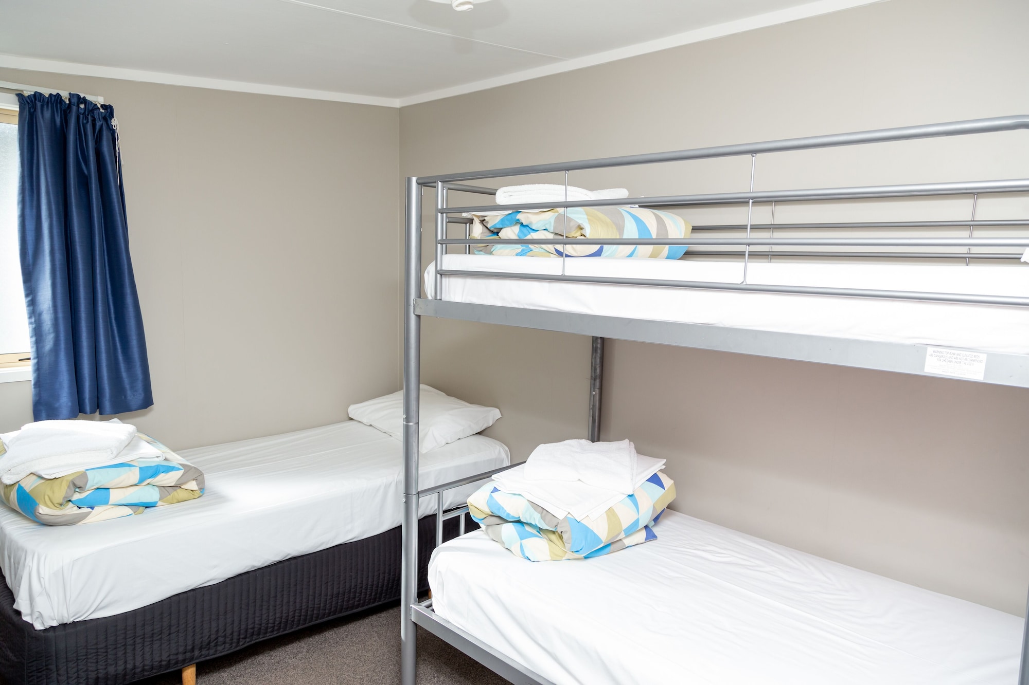 Flat, 1 Double and 1 Single Bed, Bunk Bed