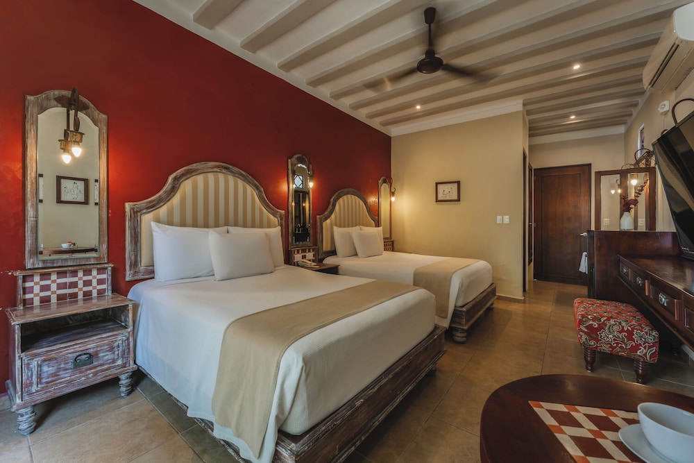 غرفة قياسية بسريرين كوين، Casa Zafiro Hotel - Adults Only 4/10