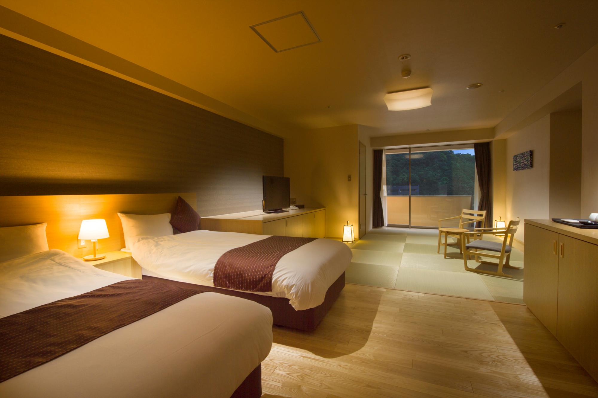Japanese Western, Semi Room, Outdoor Bath