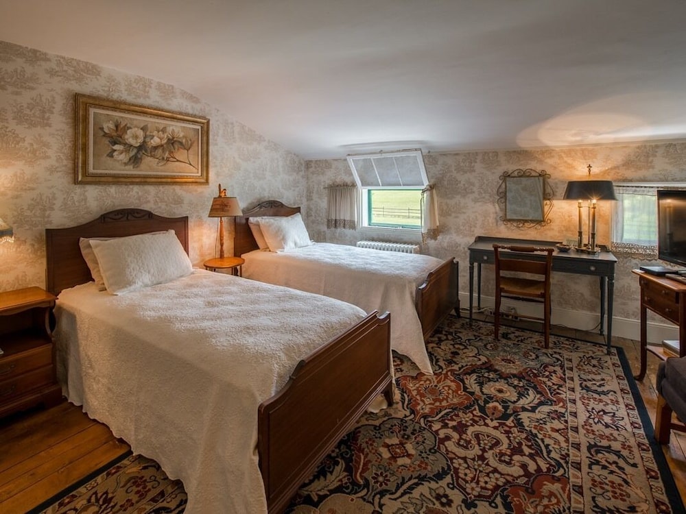 Blue, Double Bed, Private Bathroom