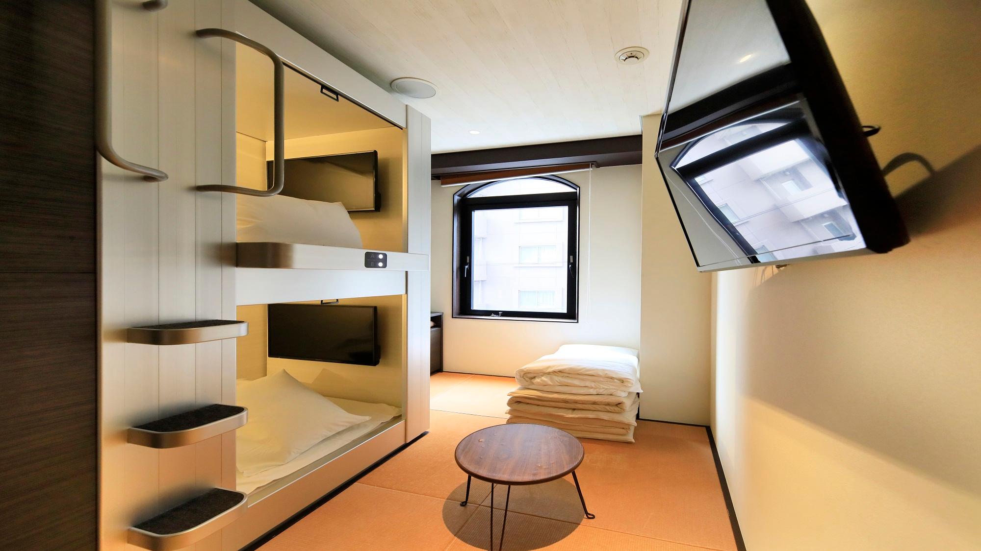 Capsule, Japanese, Bunk Bed