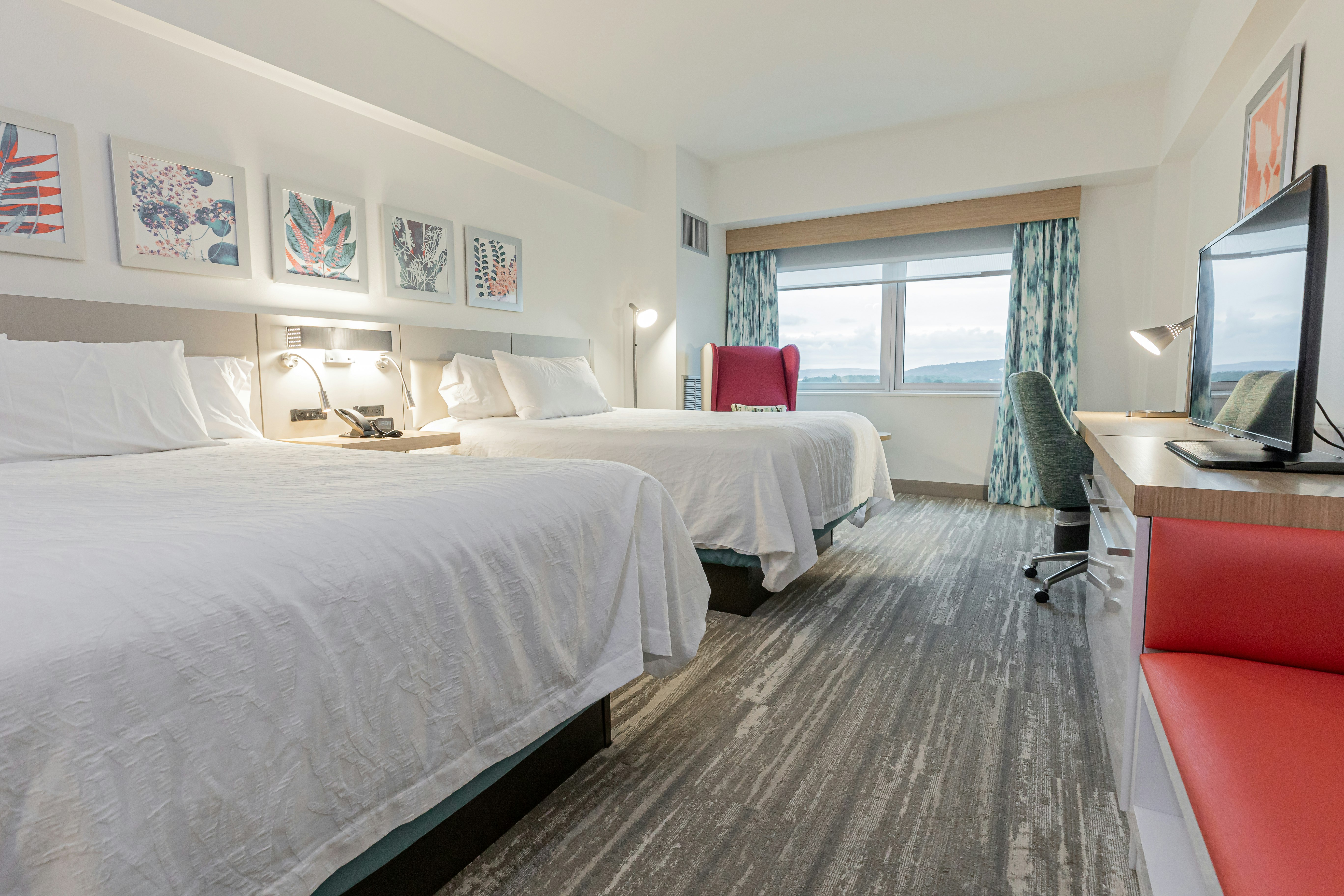 غرفة بسريرين كوين، Hilton Garden Inn Ithaca 9/10