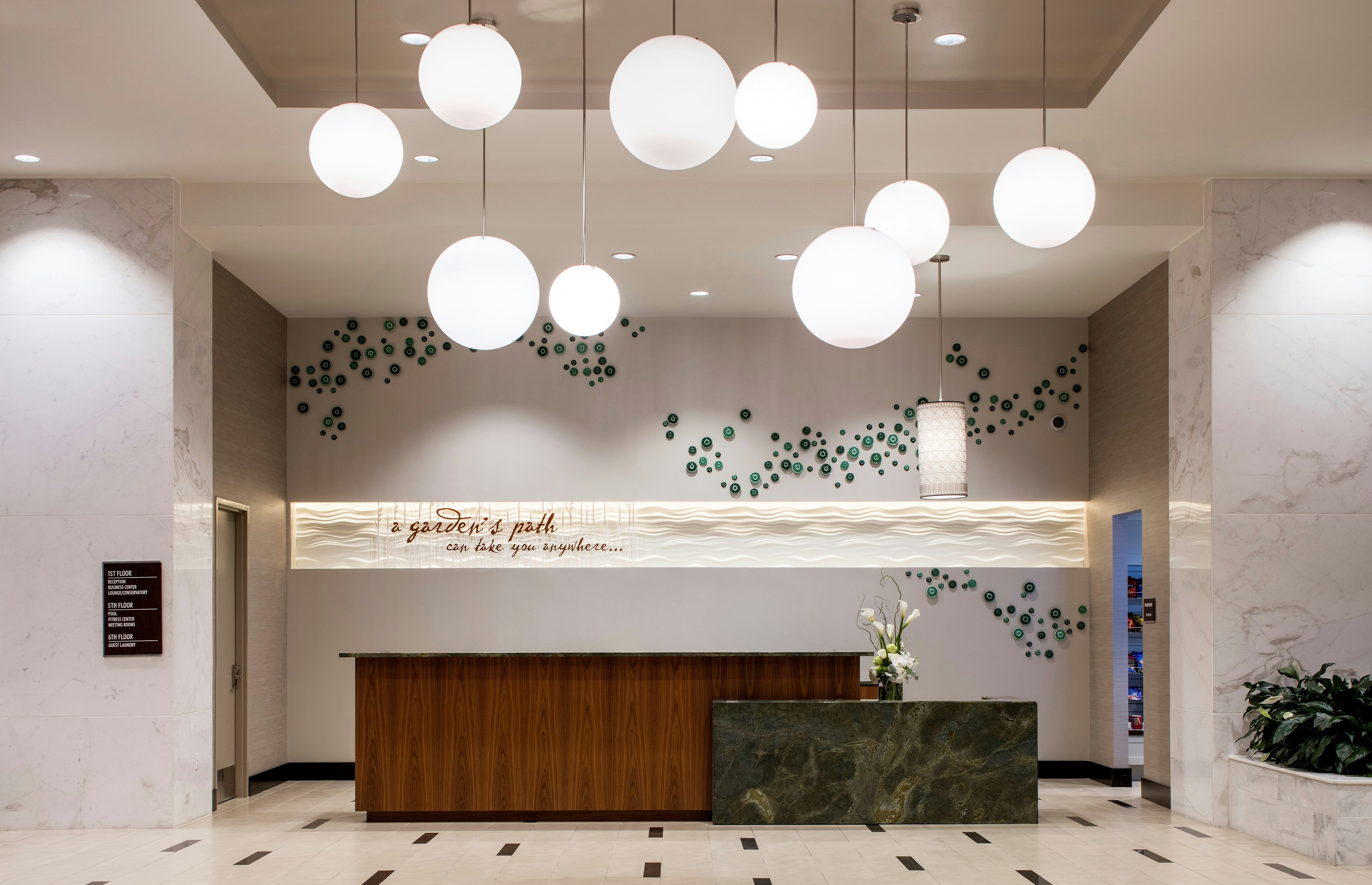 Lobby at Hilton Garden Inn Downtown Dallas, DALLAS - TX