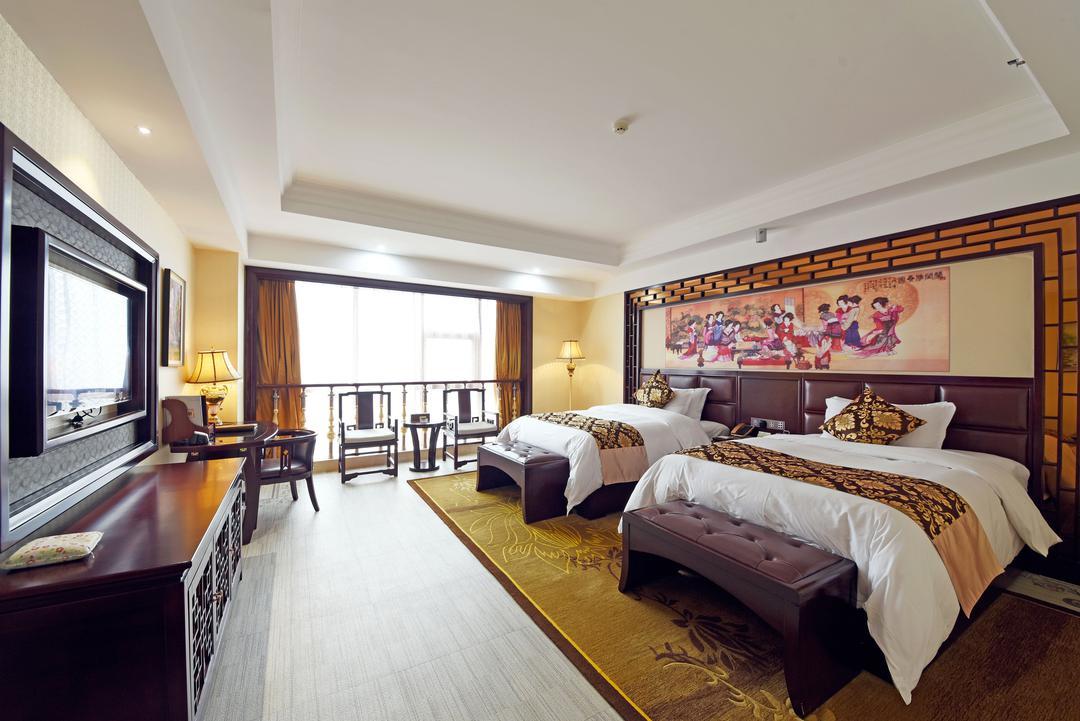 Modern, Urban, 2 Double Beds, City View