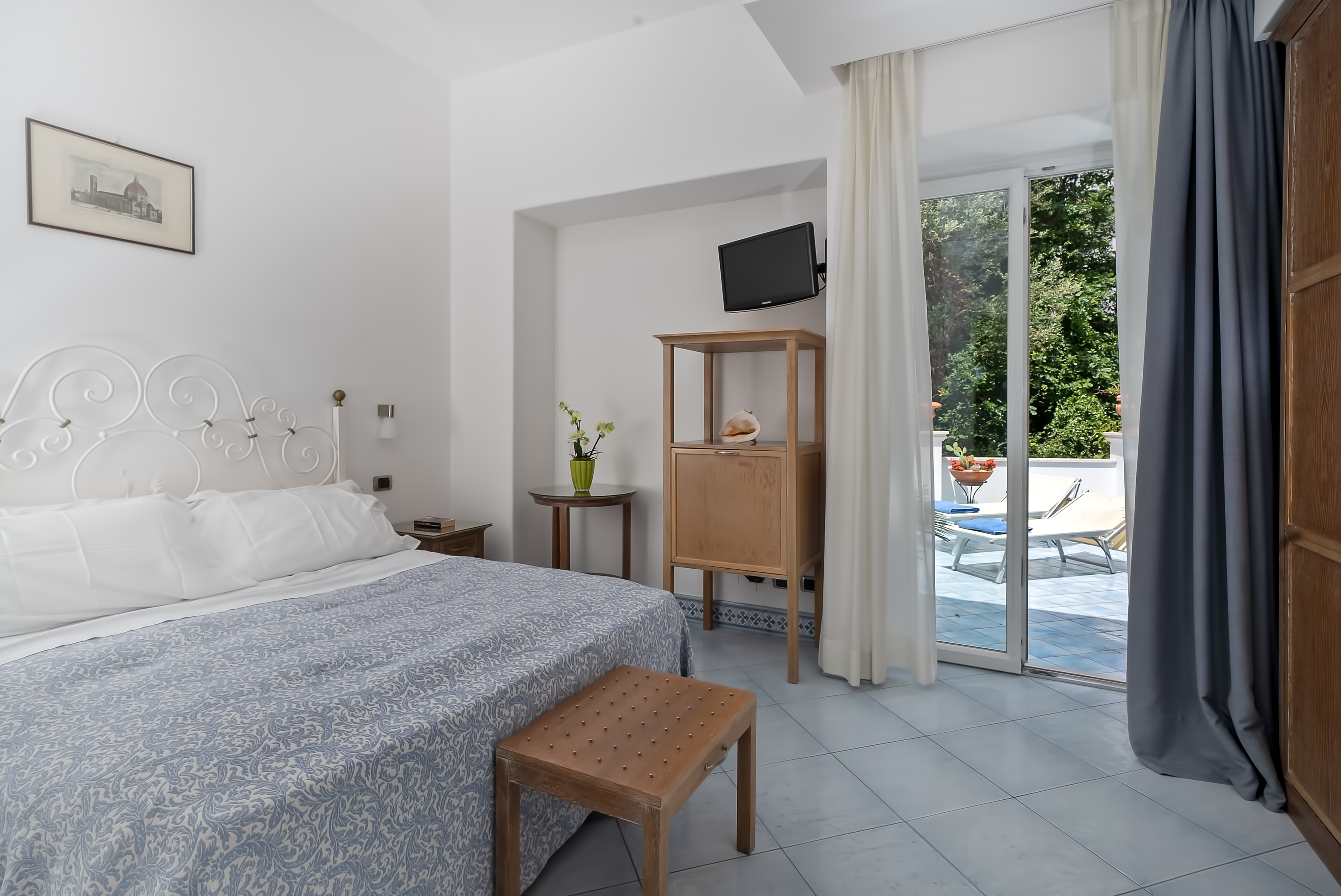Classic, Double or Twin Bed, Village View, Terrace, Small