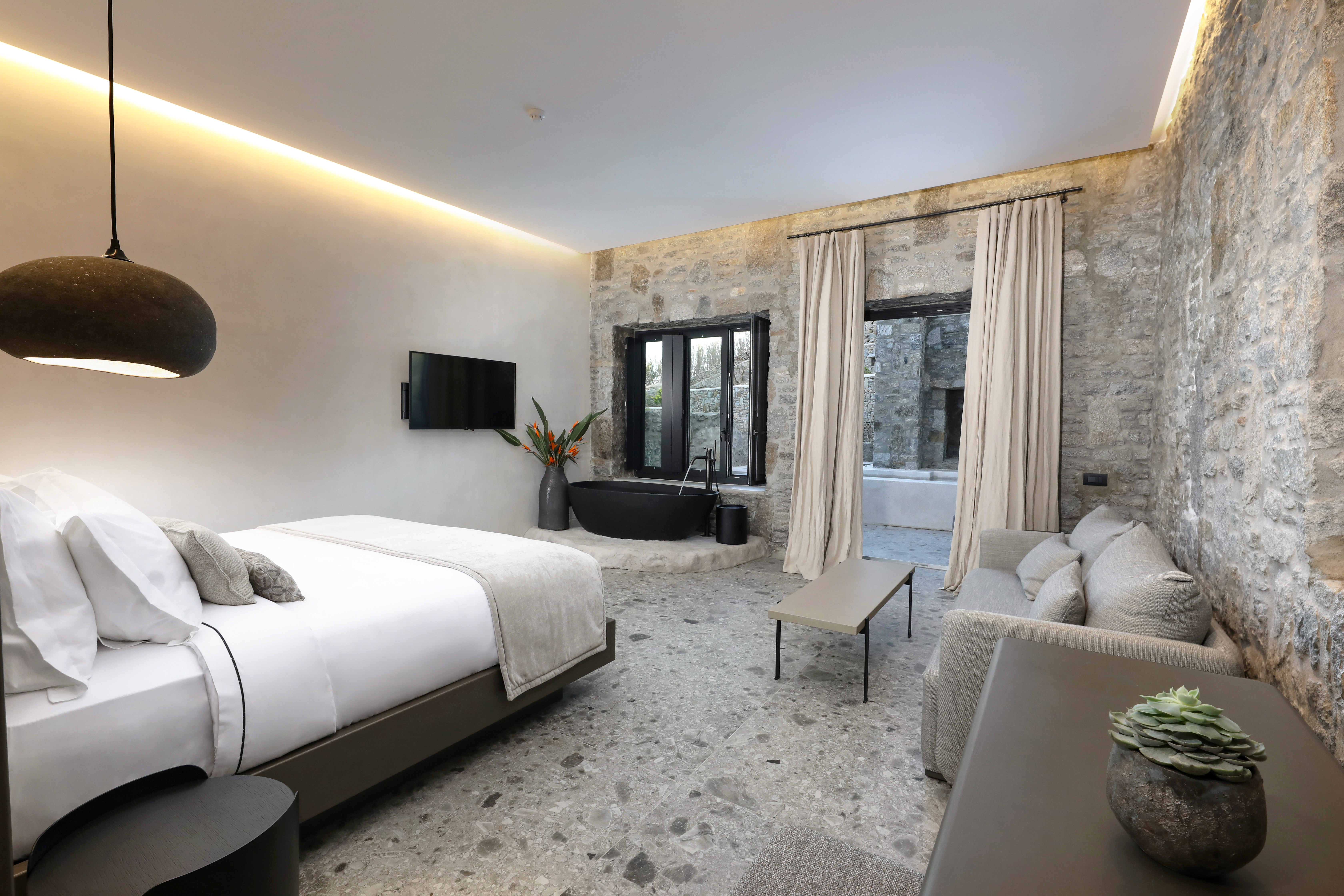 Stone, Suite, Garden View, Private Pool