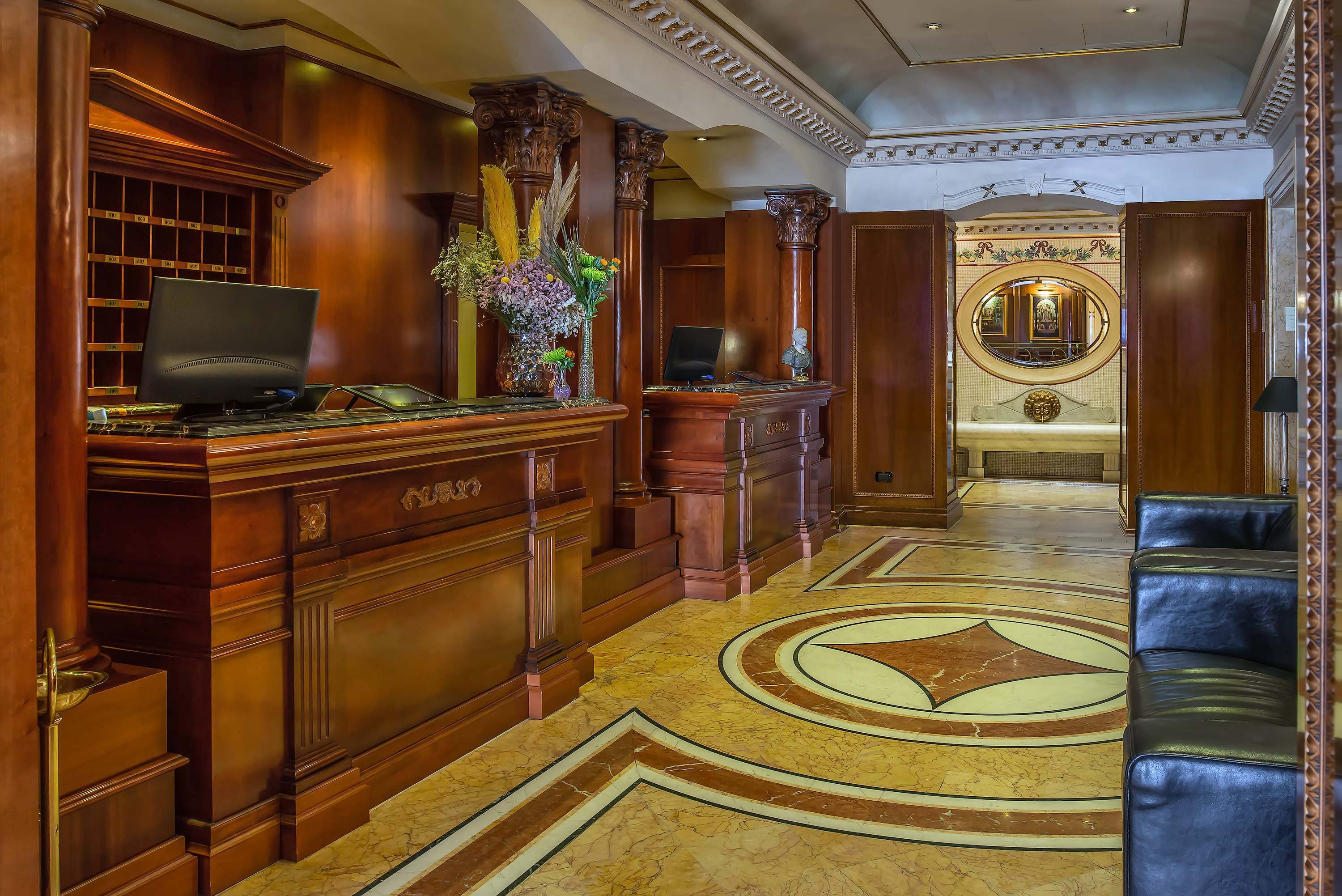 Lobby at River Palace Hotel, ROME