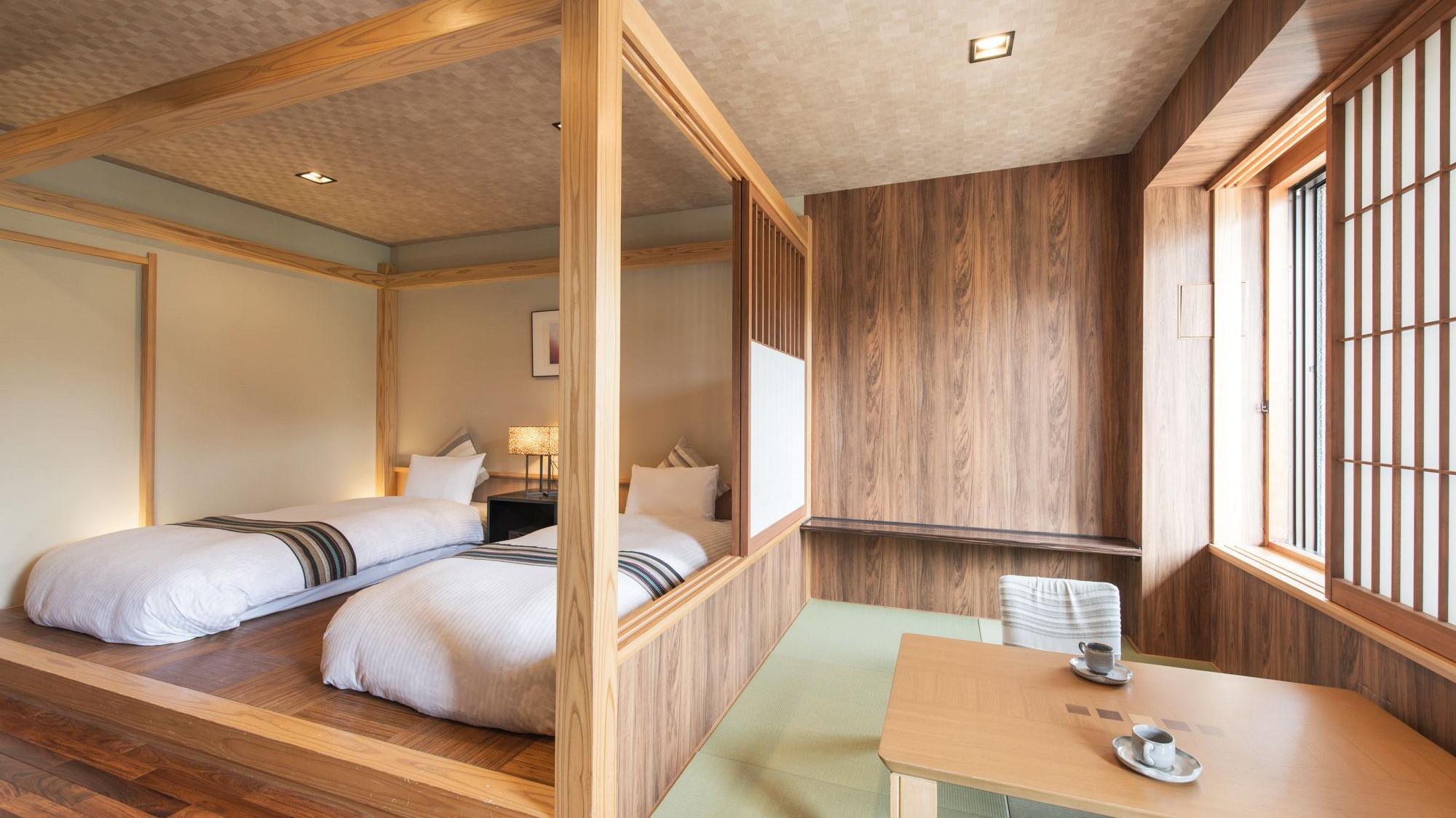 Semi Western, Style, Twin Beds