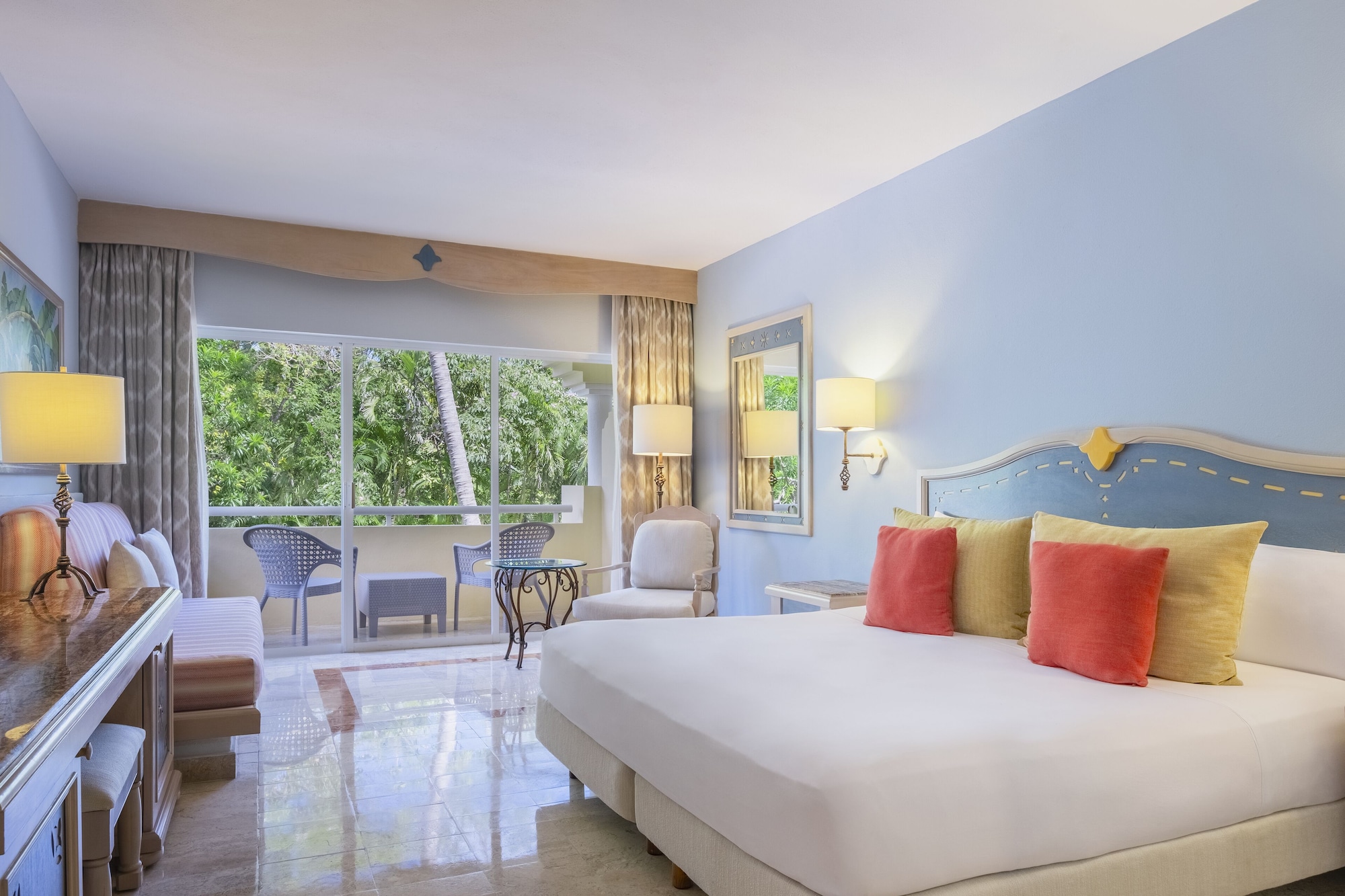 Premium, 2 Double Beds, Pool Side