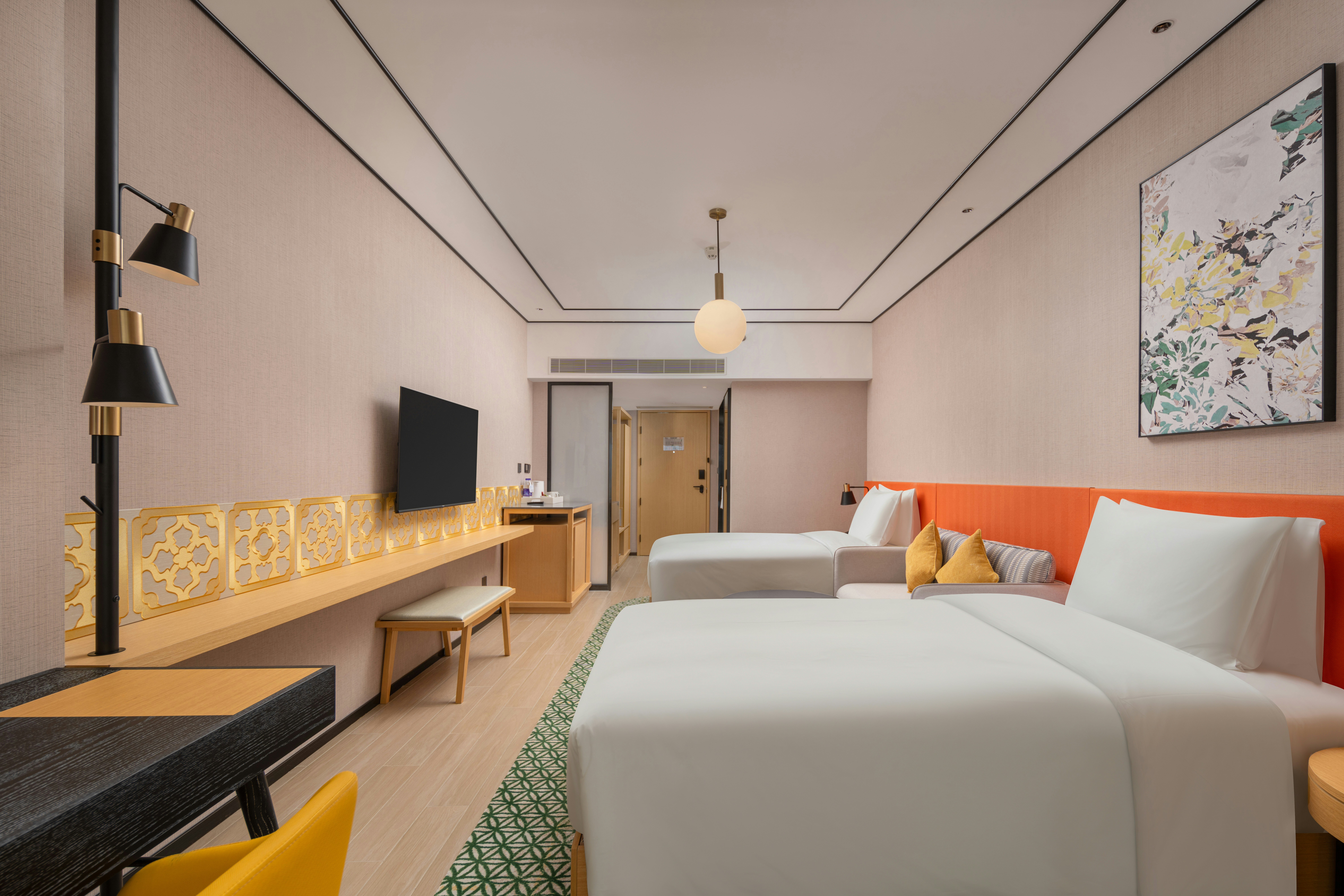 GUEST ROOM, TWIN BEDS, HIGH FLOOR
