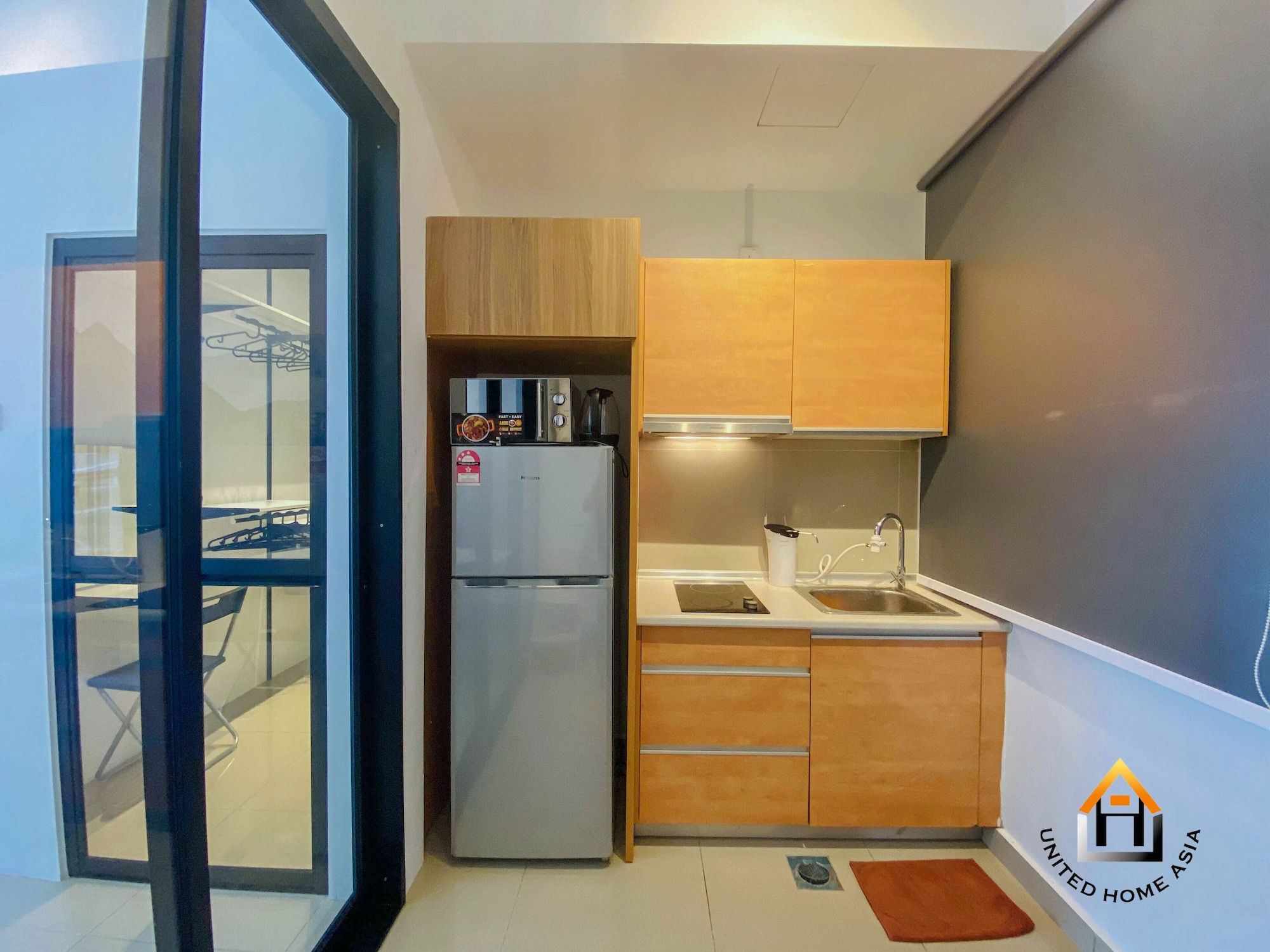 استوديو عائلي بسريرين كوين، Palazio Serviced Apartment 9/9