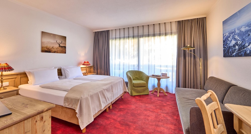 Standard, 1 Double and 1 Single Bed, Balcony, Annex