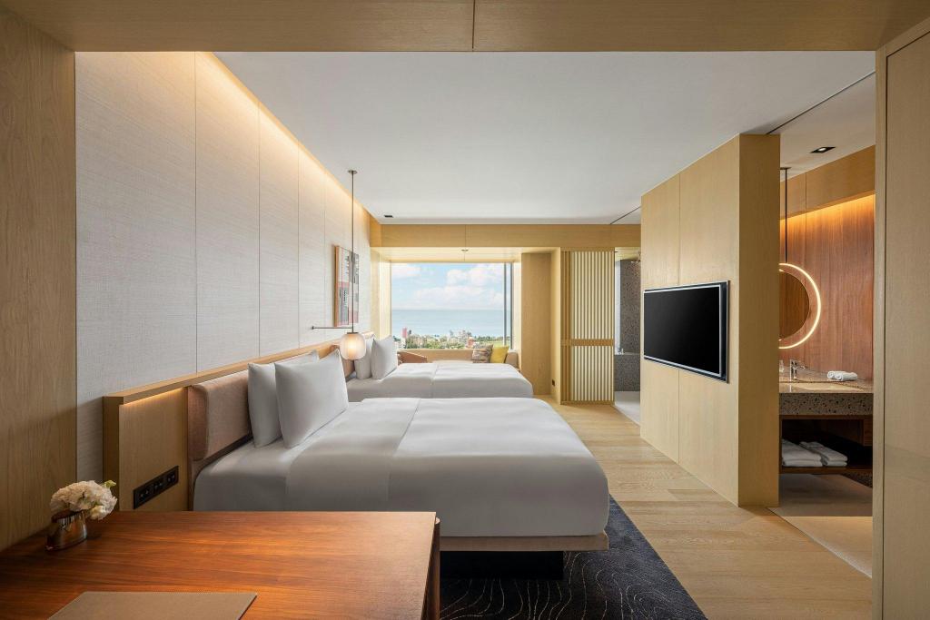 Guest Room, Deluxe, Twin Beds, Ocean View, Hot Spring Bath, High Floor