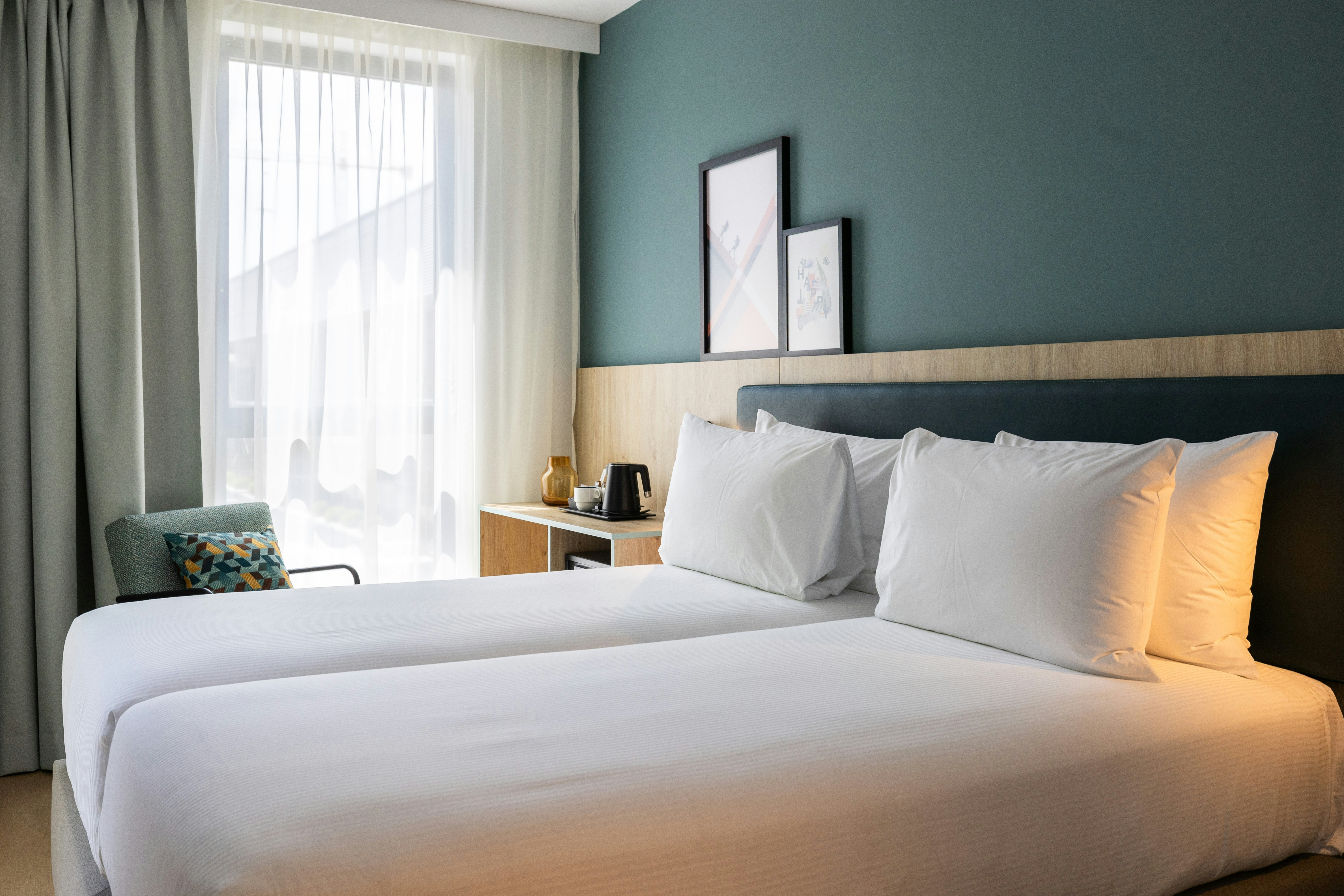 غرفة بسريرين منفصلين، Spark by Hilton Madrid Alcala 2/3