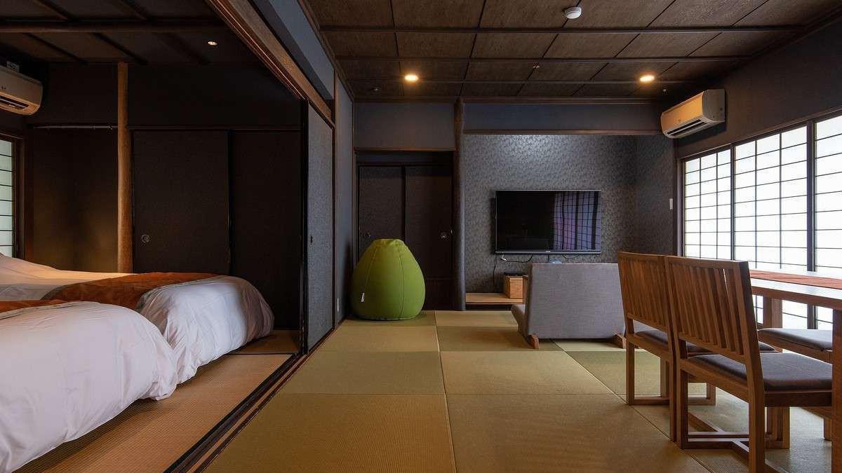 Semi Room, 2 Rooms, N Room, Suite, Twin Beds, Hot Spring Bath