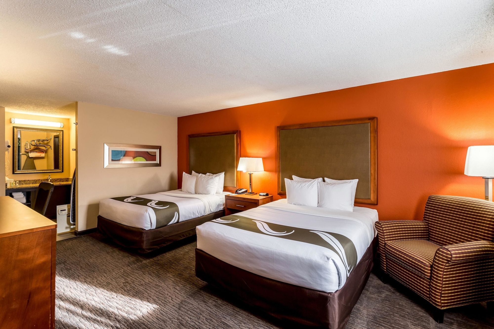 STANDARD, 2 QUEEN BEDS, STADIUM VIEW