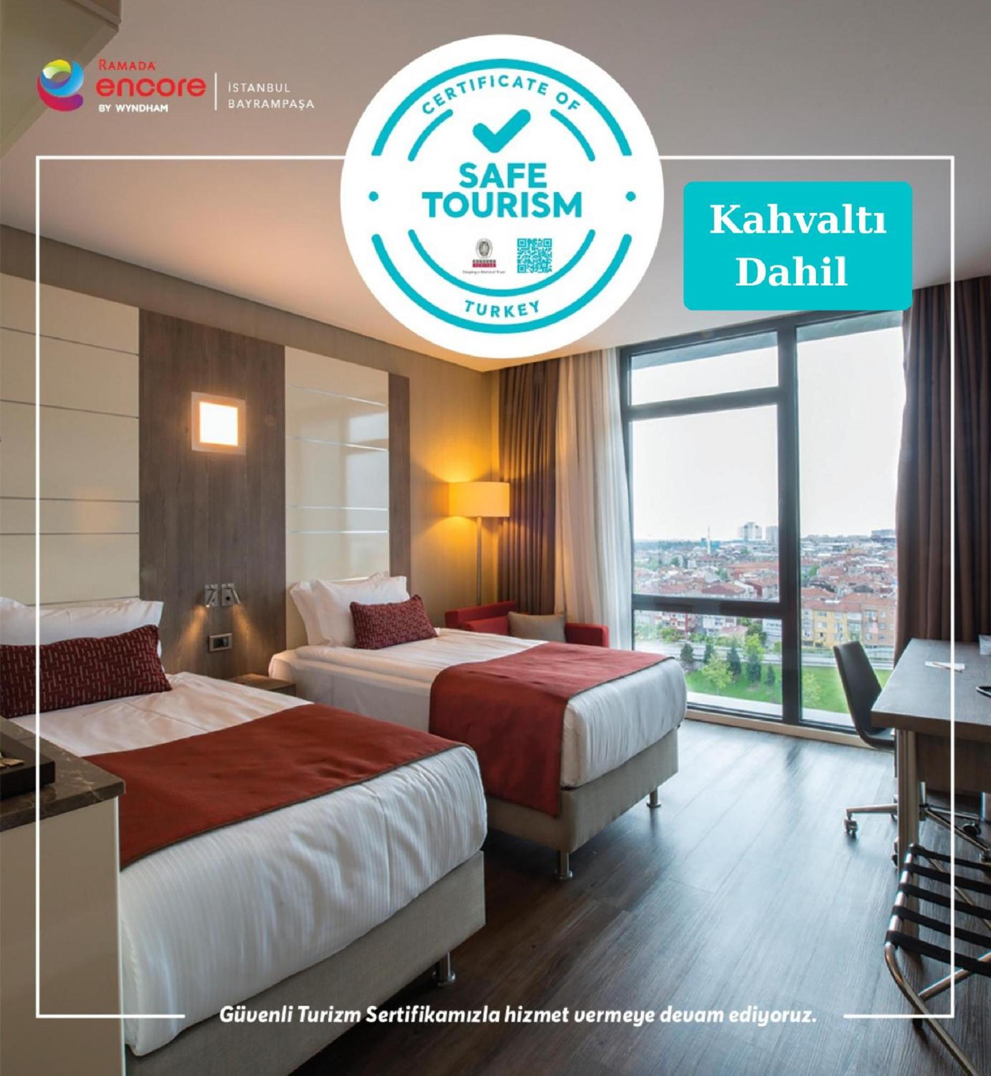 غرفة بسريرين منفصلين للمدخنين، Ramada Encore By Wyndham Bayrampasa 8/10