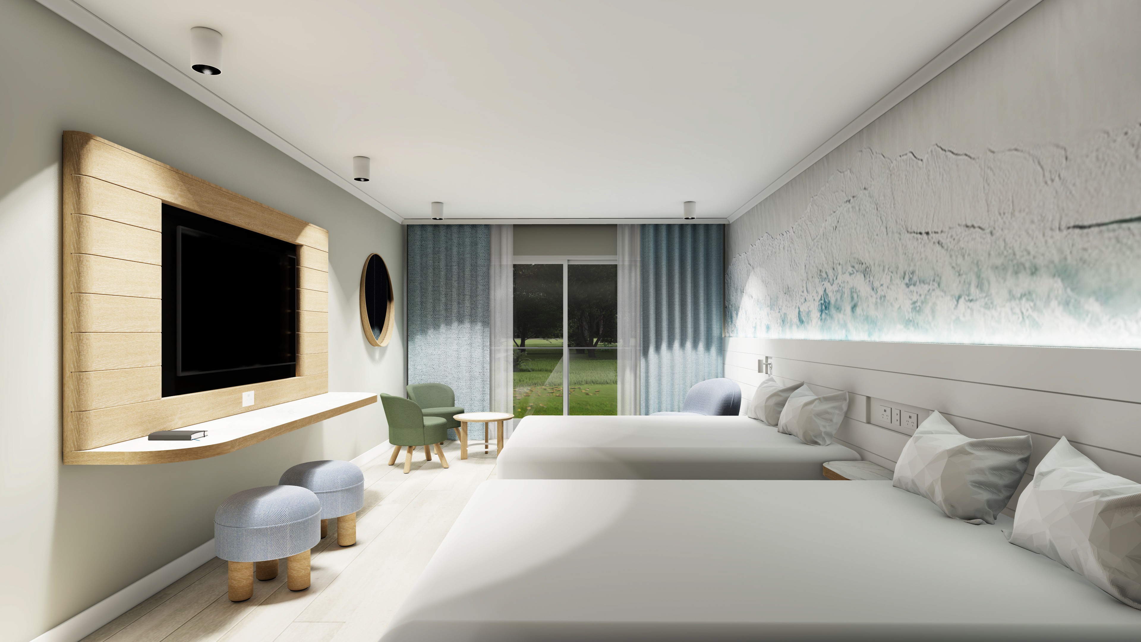 Coastal, Queen Bed