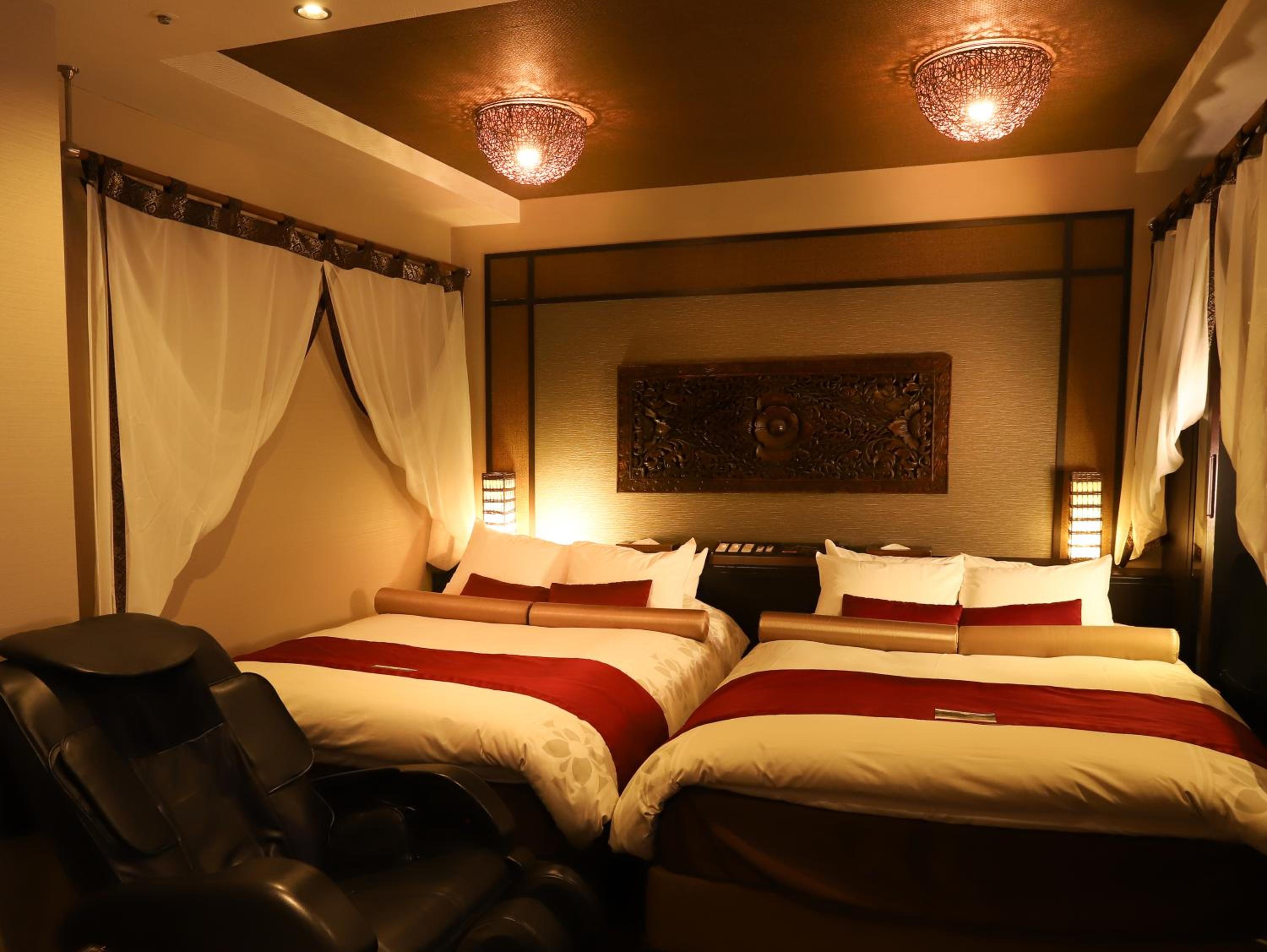 جناح ملكي بسريرين منفصلين للمدخنين، Hotel K6 Osaka Namba 2/8