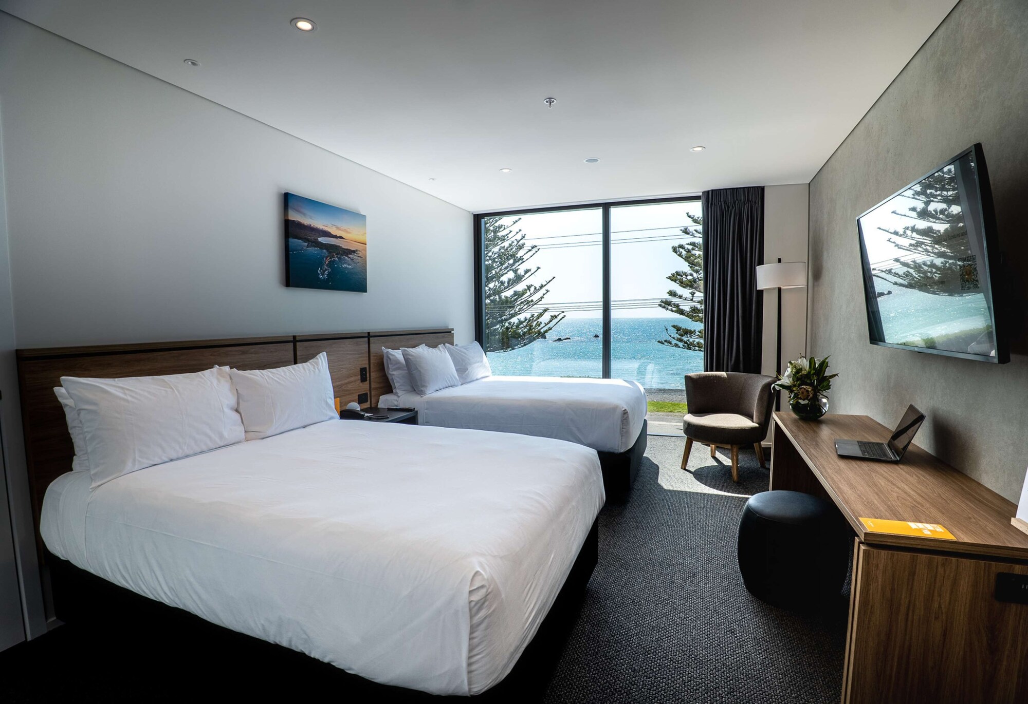 Room, 2 Double Beds, Ocean View, Sudima Kaikoura 2/4