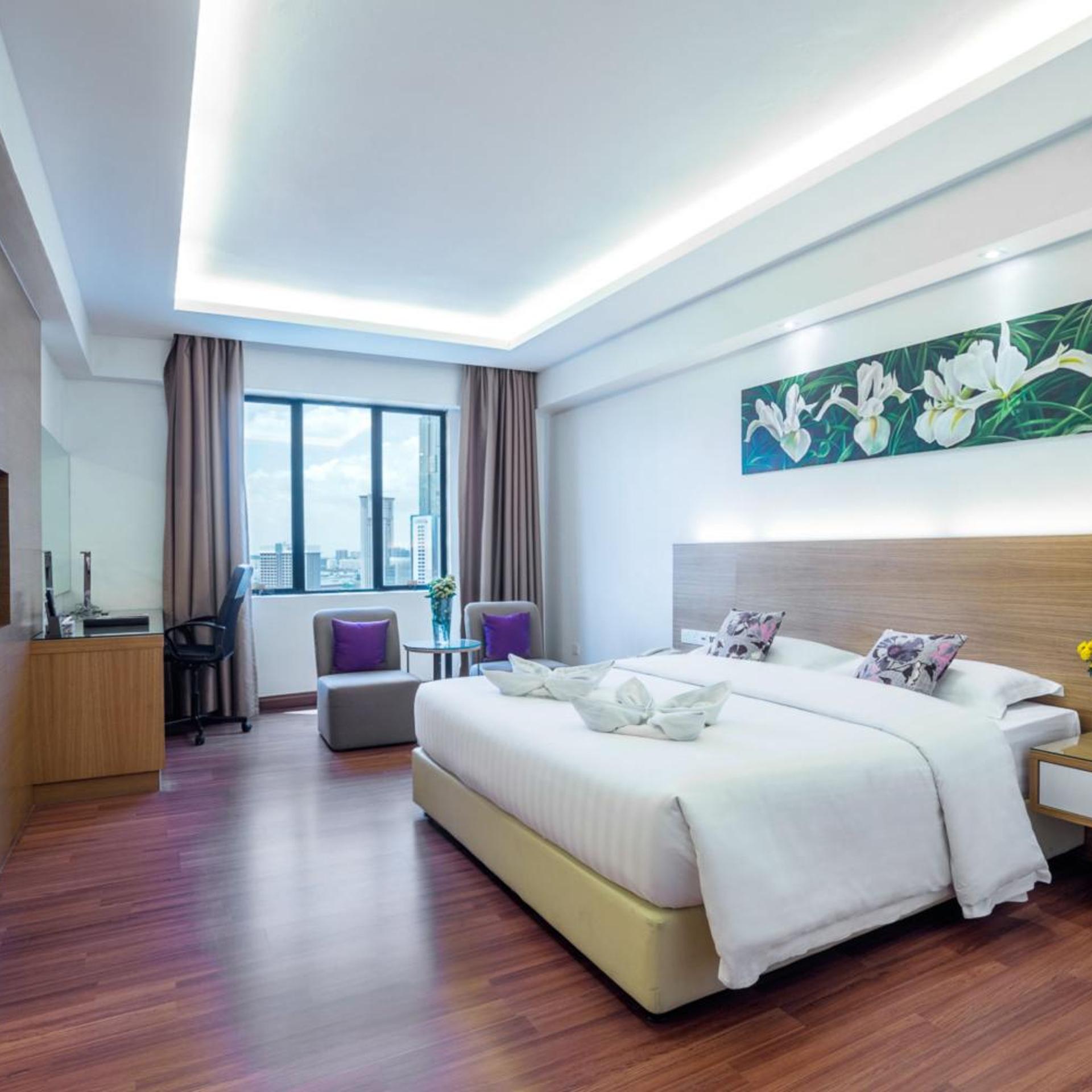 غرفة سوبيريور بسرير مزدوج، Crystal Crown Hotel Petaling Jaya 3/10