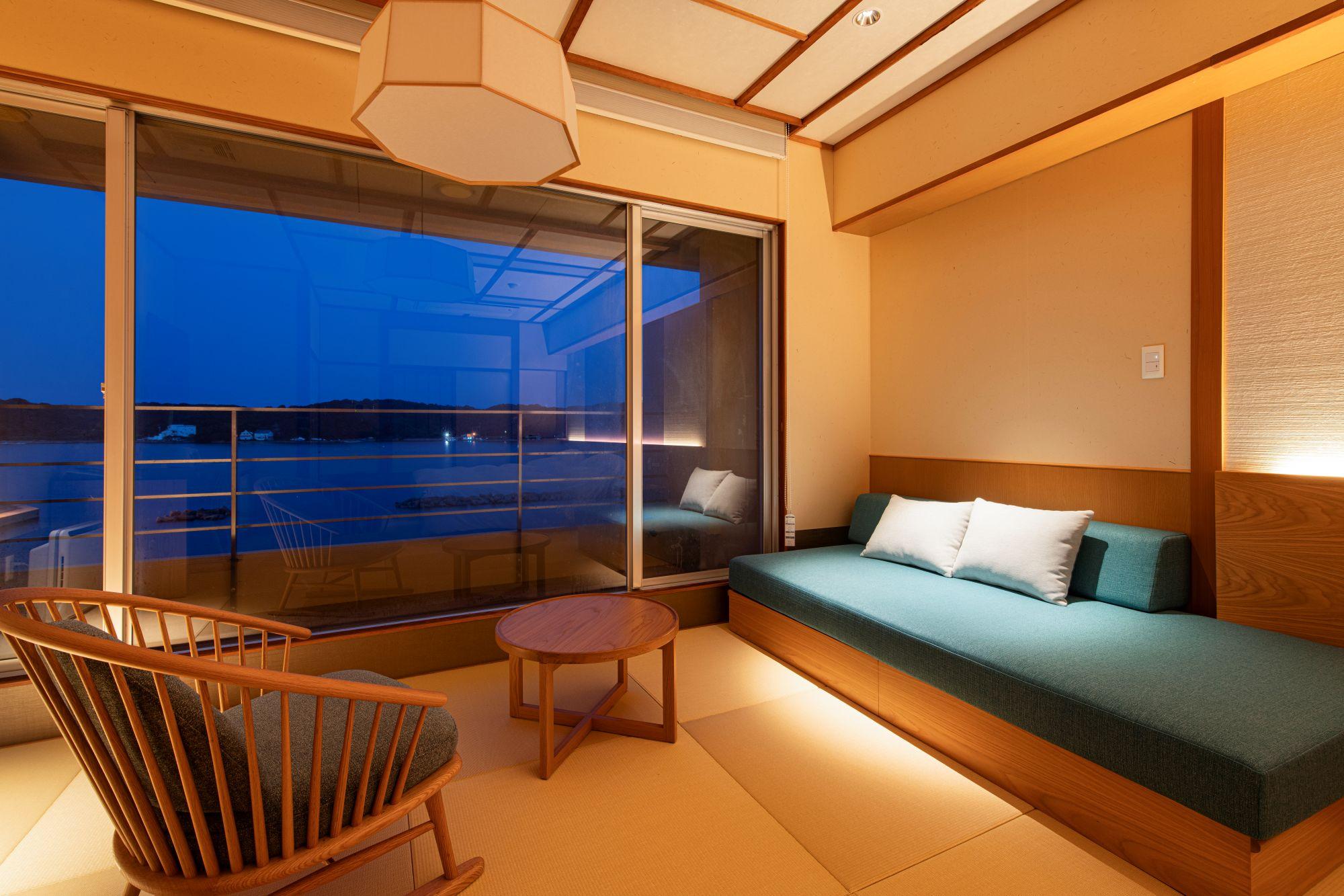 Japanese, Modern, Futon Bed, 2 Beds, Side Ocean View, Tatami