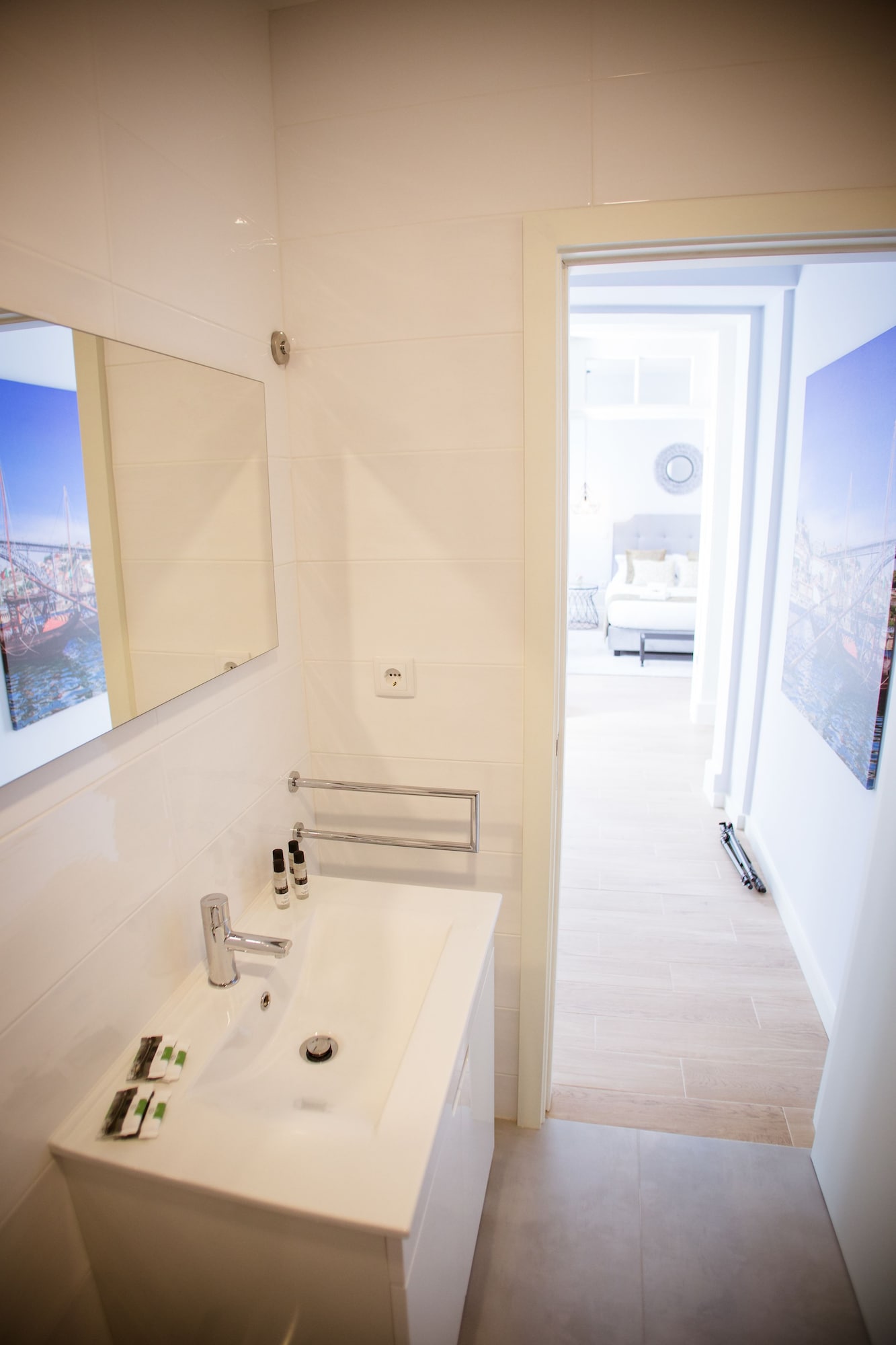 شقة بسريرين كينج وسرير بطابقين بشرفة بـ3 غرف نوم، Porto Views & Wines By Porto City Hosts 6/6
