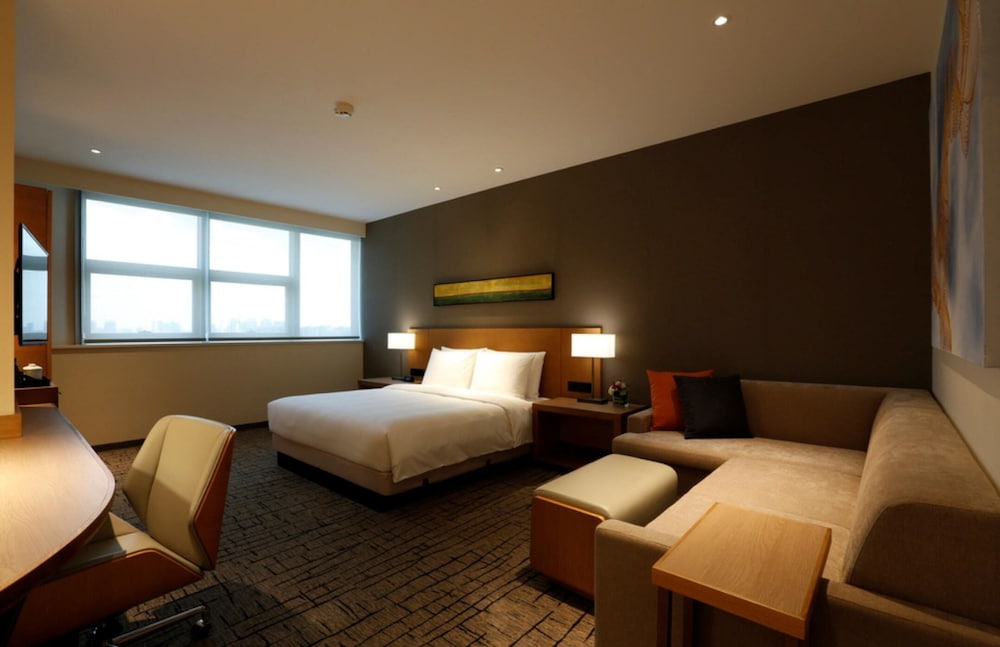 غرفة بسريرين منفصلين مع أريكة، Hyatt Place Yinchuan Dayuecheng 6/10