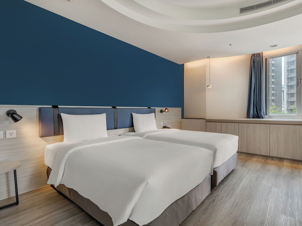 جناح ديلوكس بسريرين منفصلين، Check Inn Select Taipei Nangang 2/6