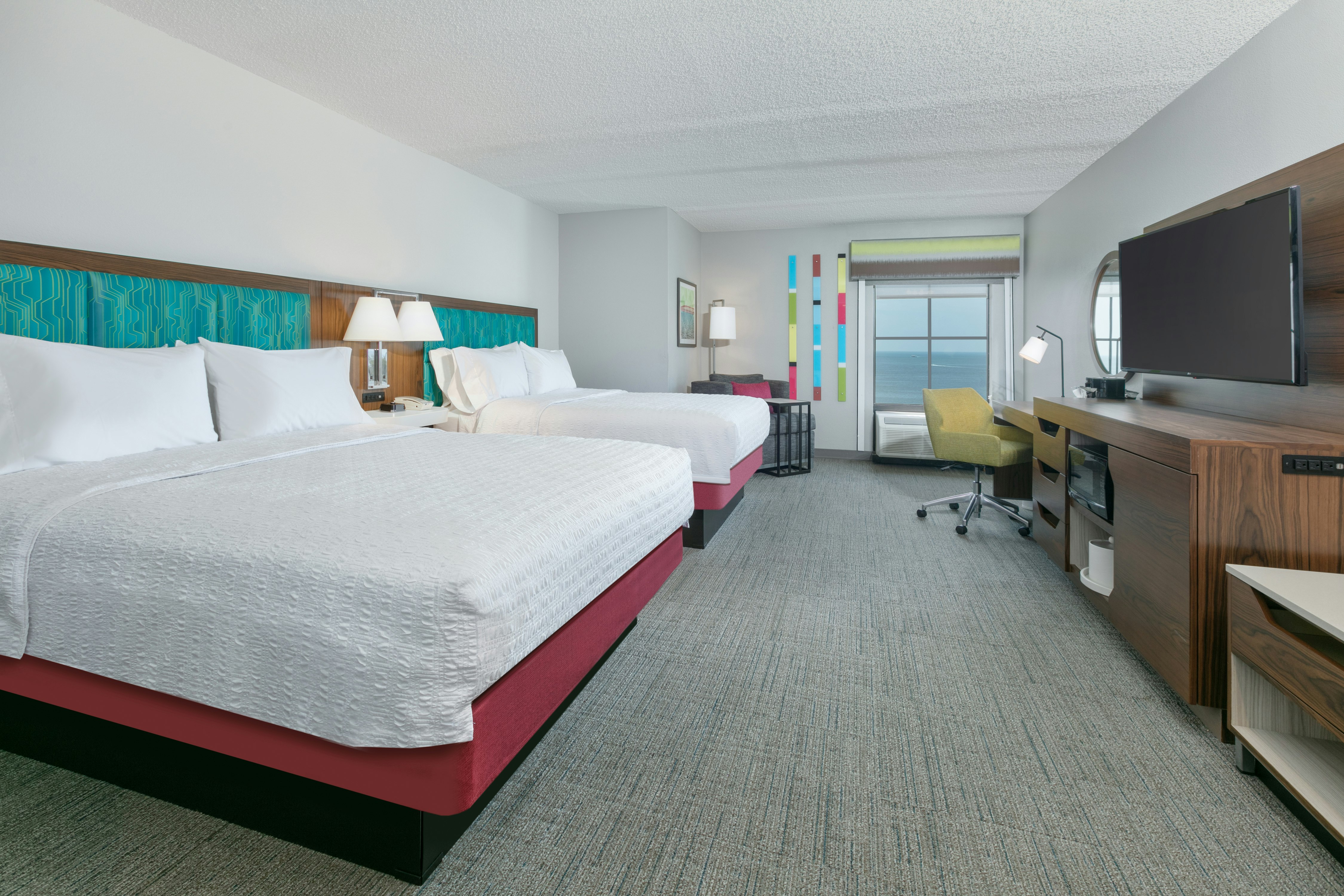 ROOM, 2 QUEEN BEDS, BEACH VIEW