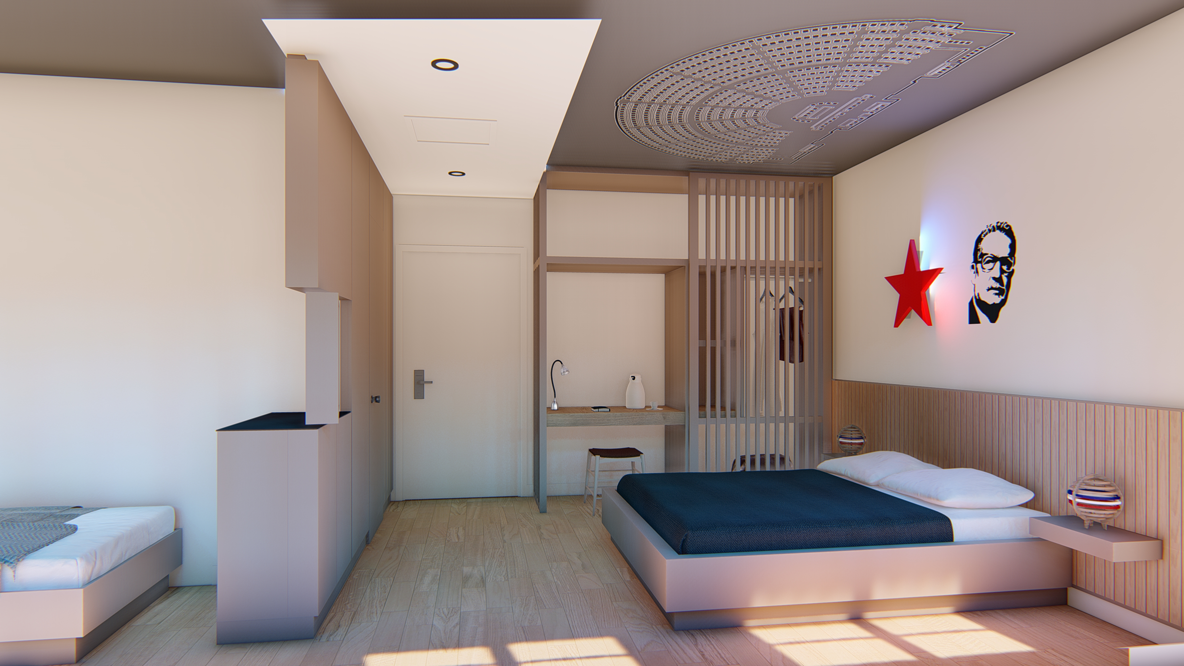 غرفة عائلية، Limehouse Library Hotel 4/4