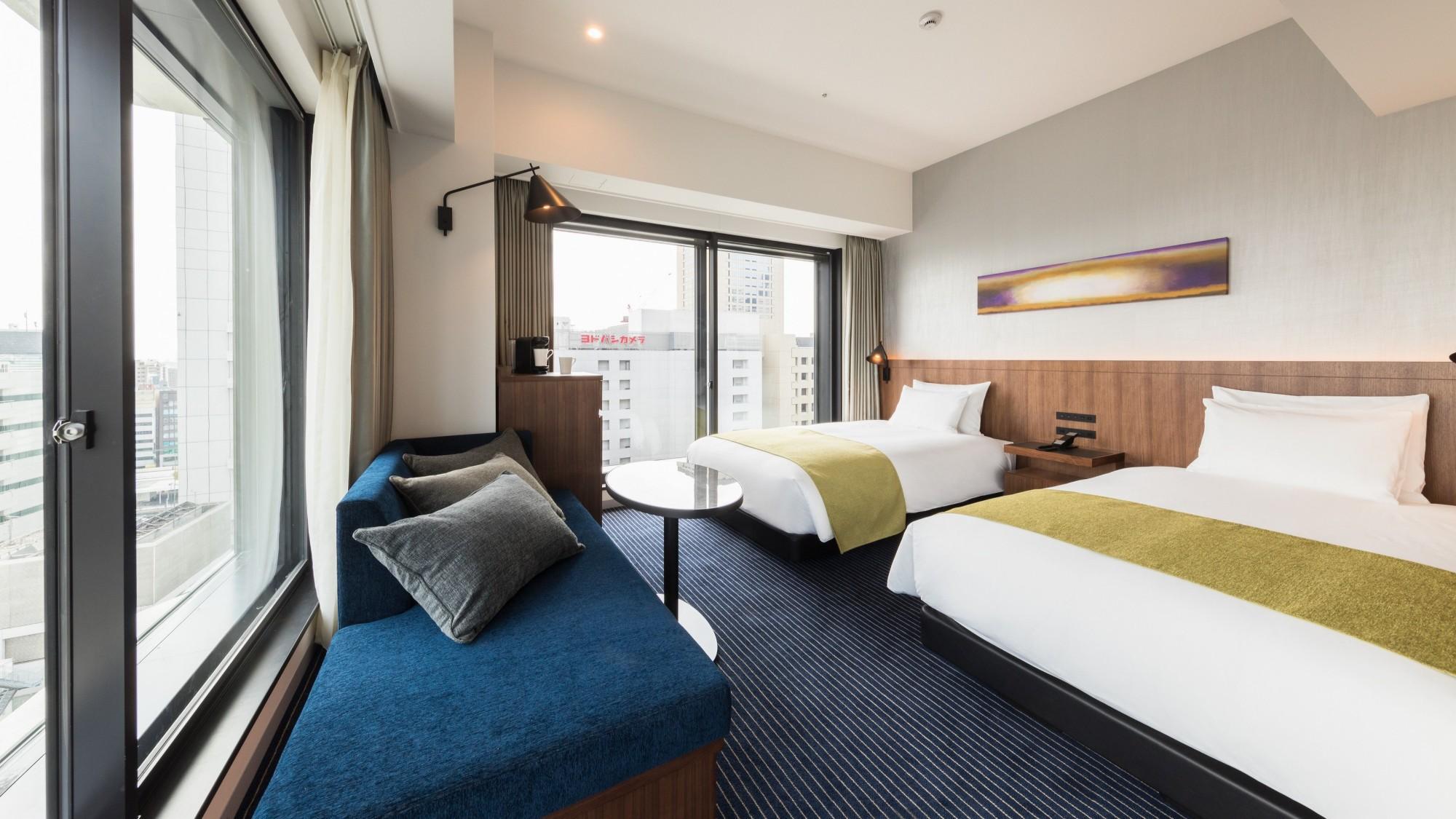 Urban, Superior, Twin Beds, City View, Corner