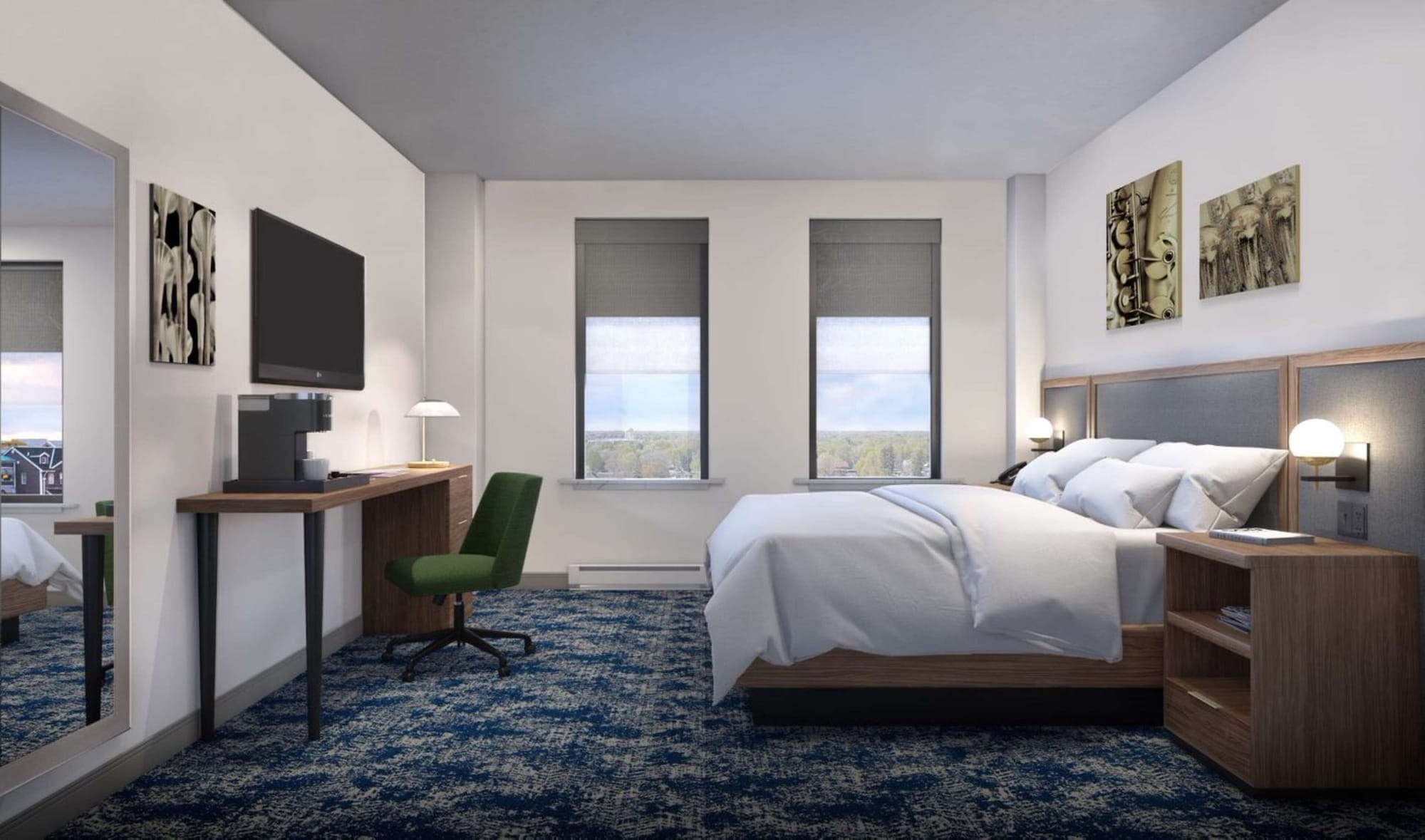 جناح بسرير كينج مع أريكة لذوي الإعاقة
